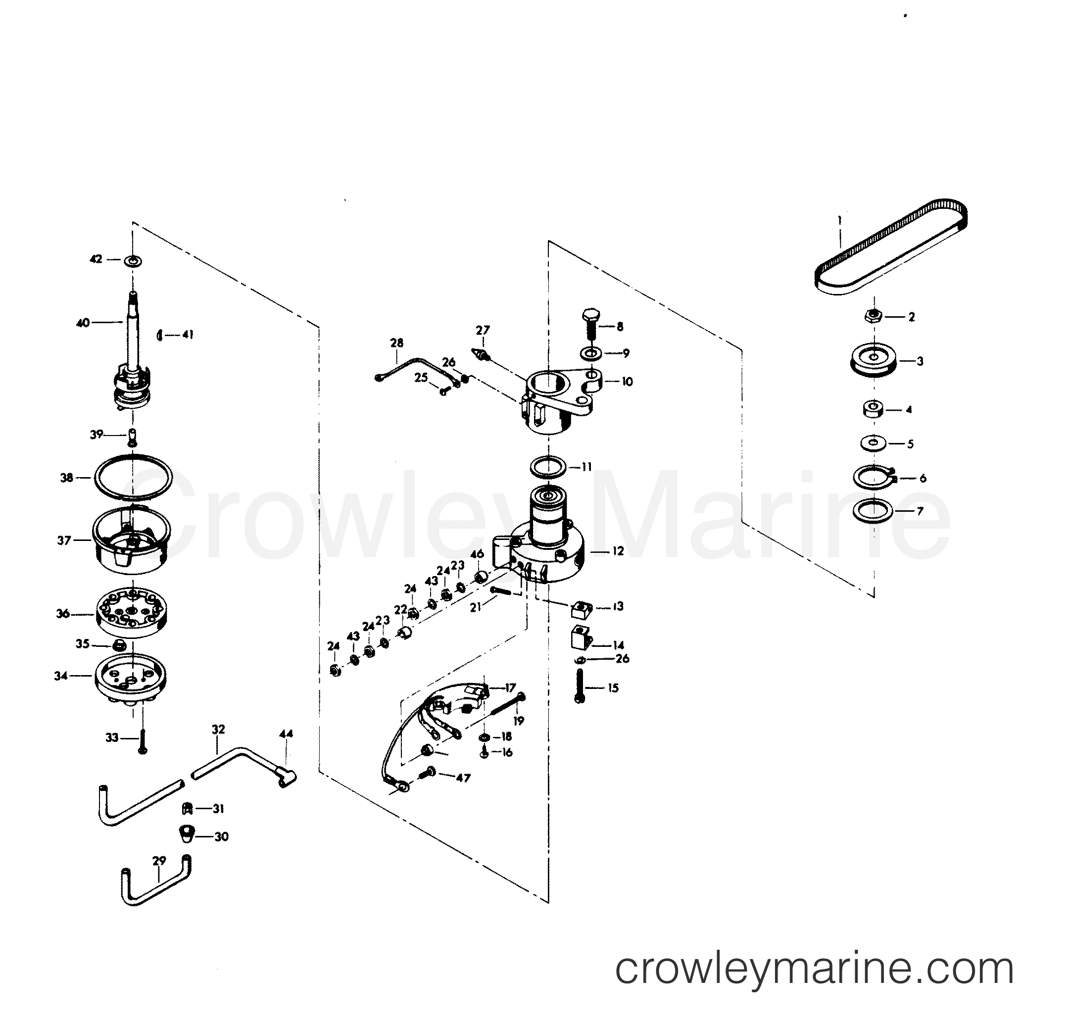 1979 Outboard 75 - H0750H79A - DISTRIBUTOR