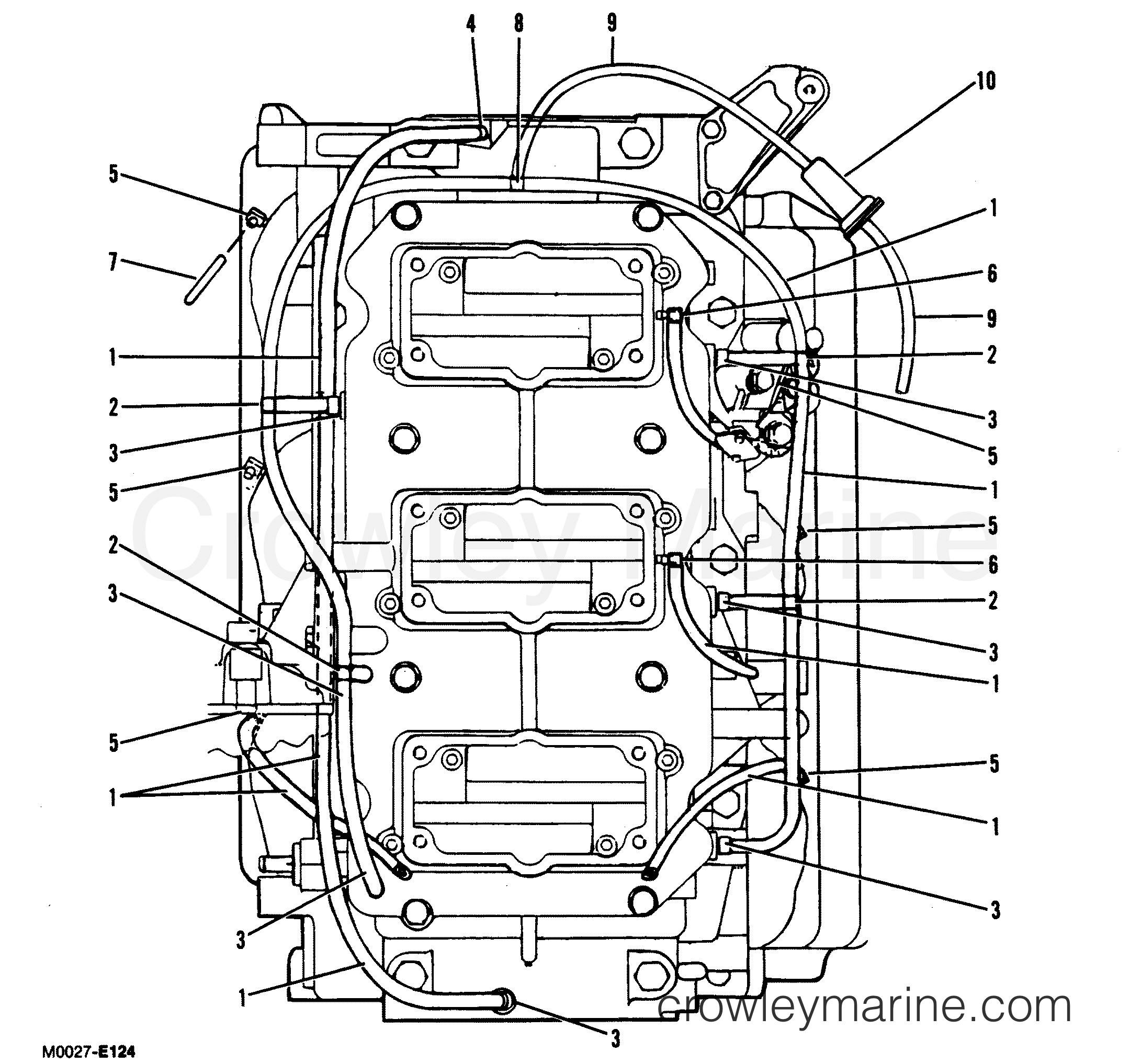 1990 Outboard 175SKI [L] - 7175413SD - BLEED SYSTEM