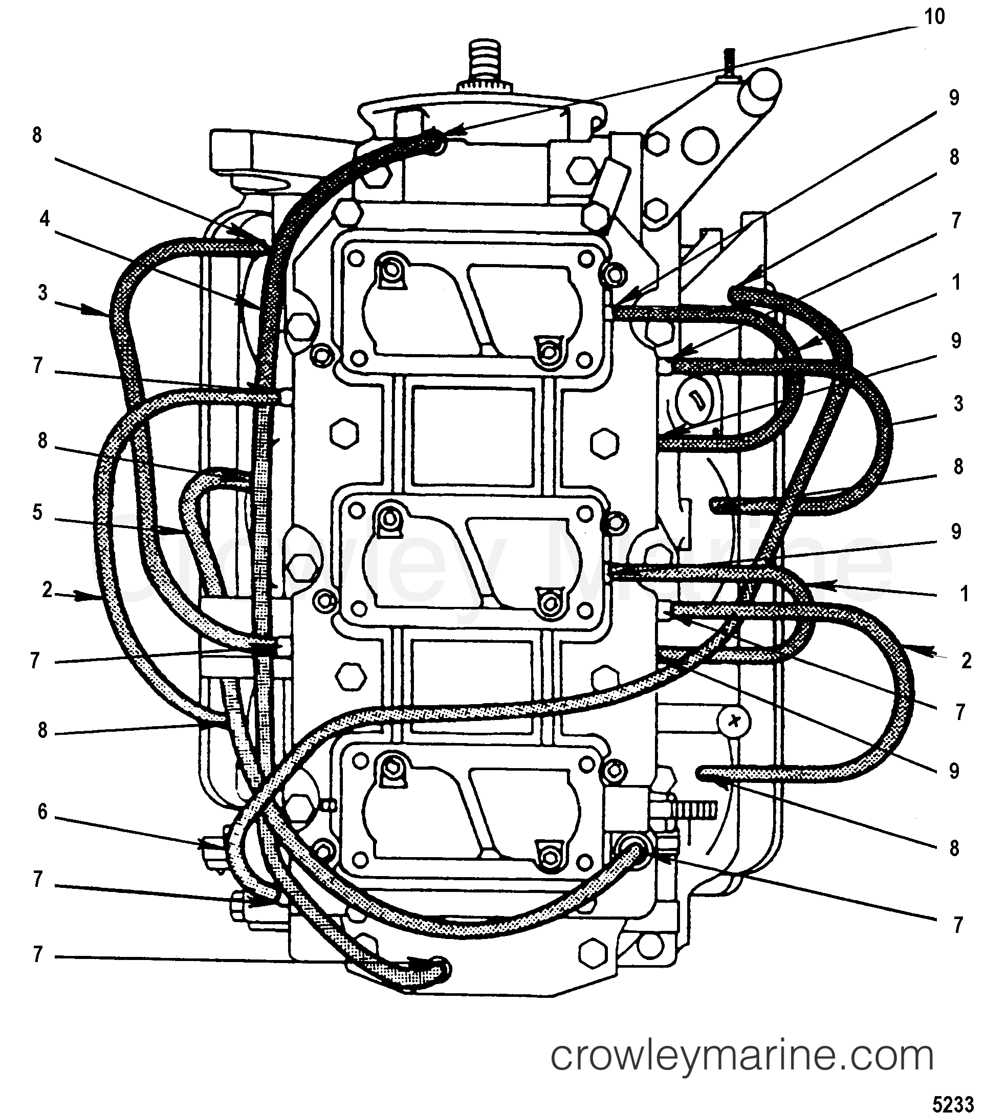 2001 Outboard 135 [L] - 7135412KD - BLEED SYSTEM