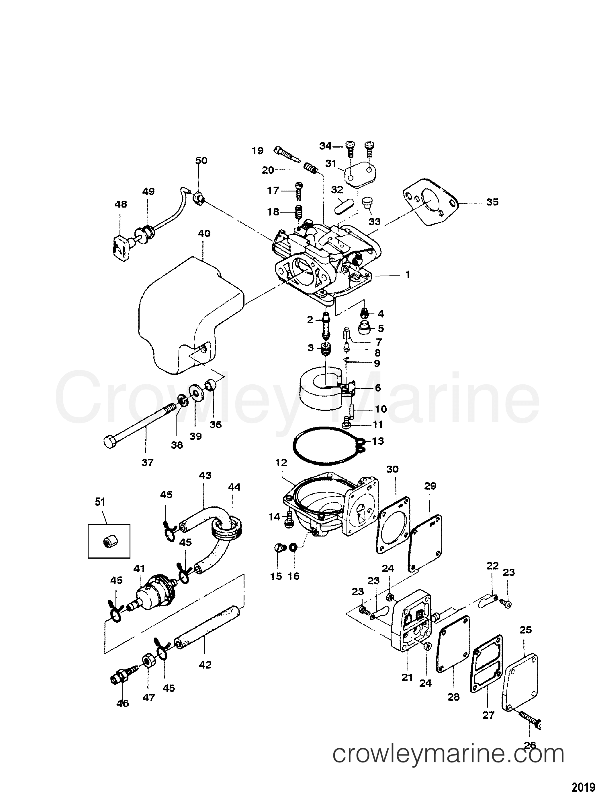 2003 Outboard 6 [ML] - 7006211MK - CARBURETOR