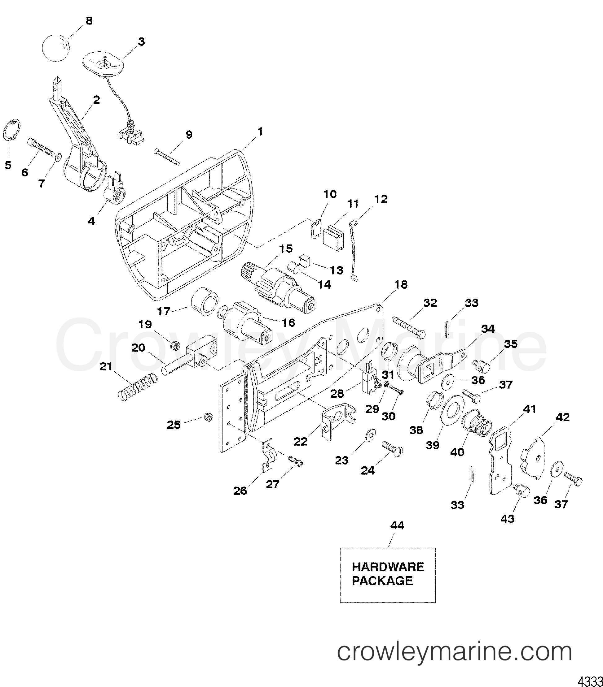 REMOTE CONTROL ASSEMBLY(802755) - 2001 Sport Jet 0 [JETPUMP] S721P52YD ...