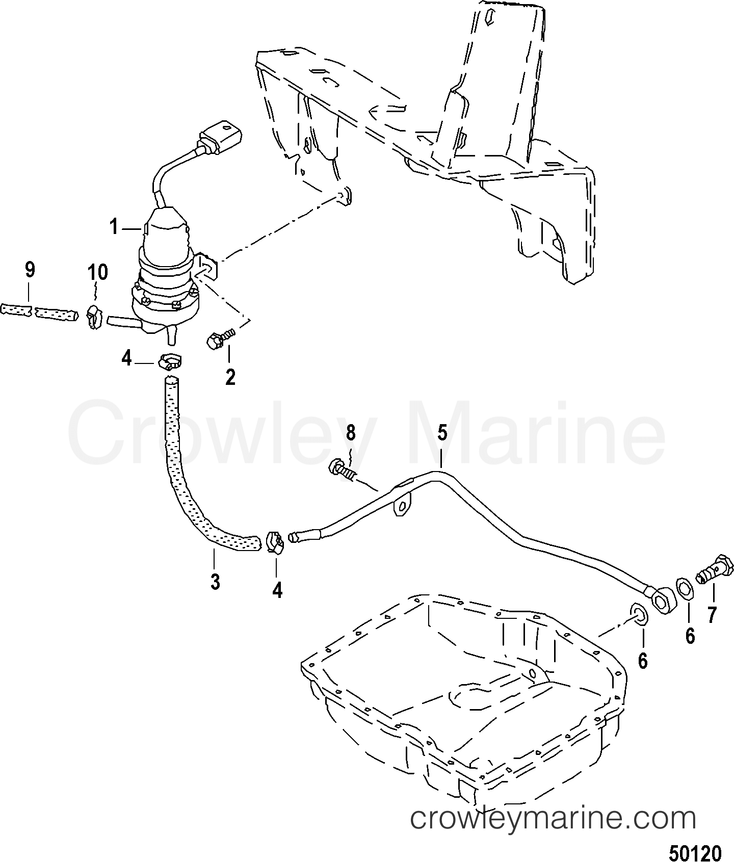 2012 Inboard Engine 3.0L TDI - 3D300007D - OIL EXTRACTION PUMP