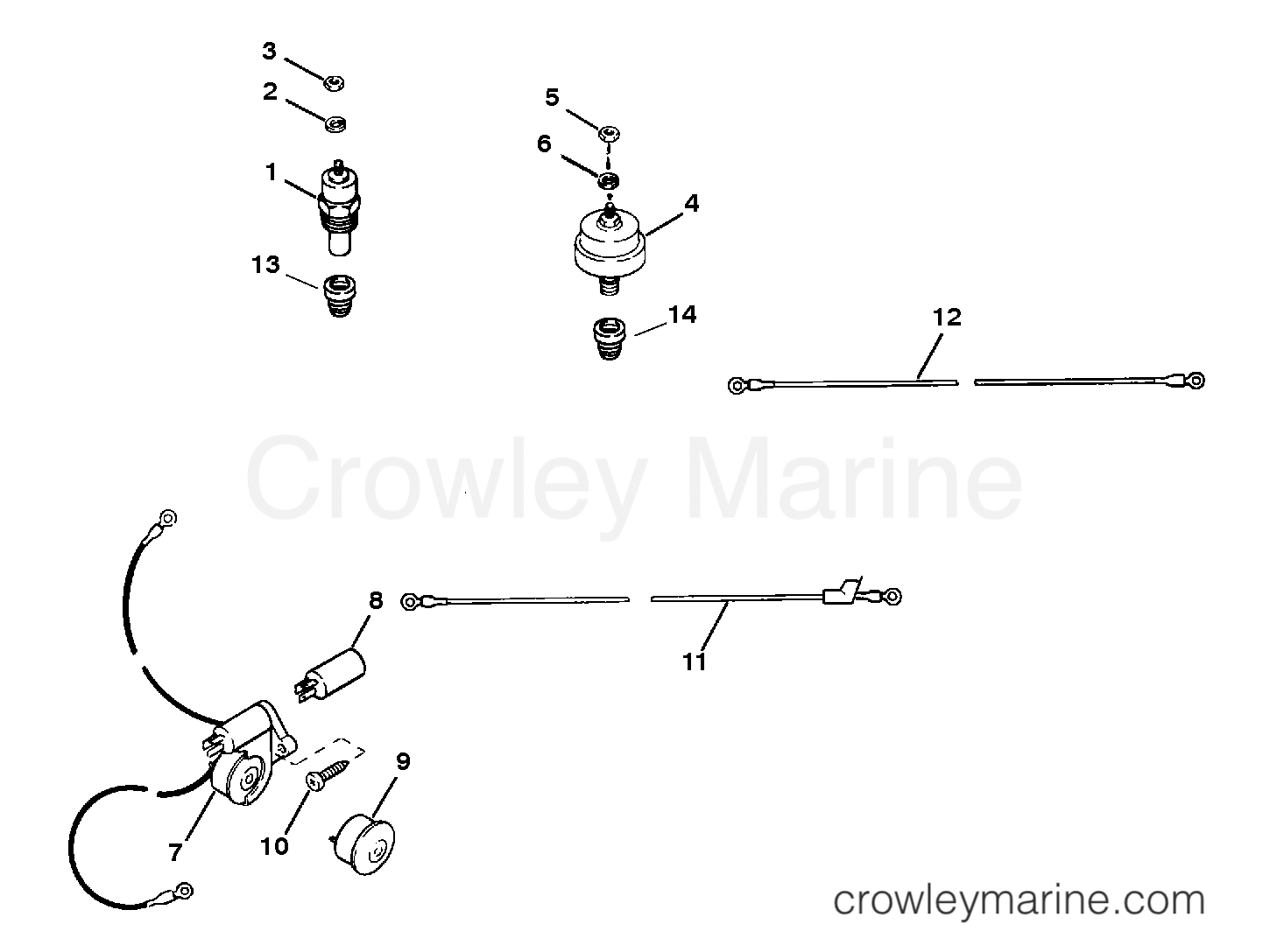 AUDIO WARNING SYSTEM - 1996 Mercruiser Race Sterndrive 500 45018106H