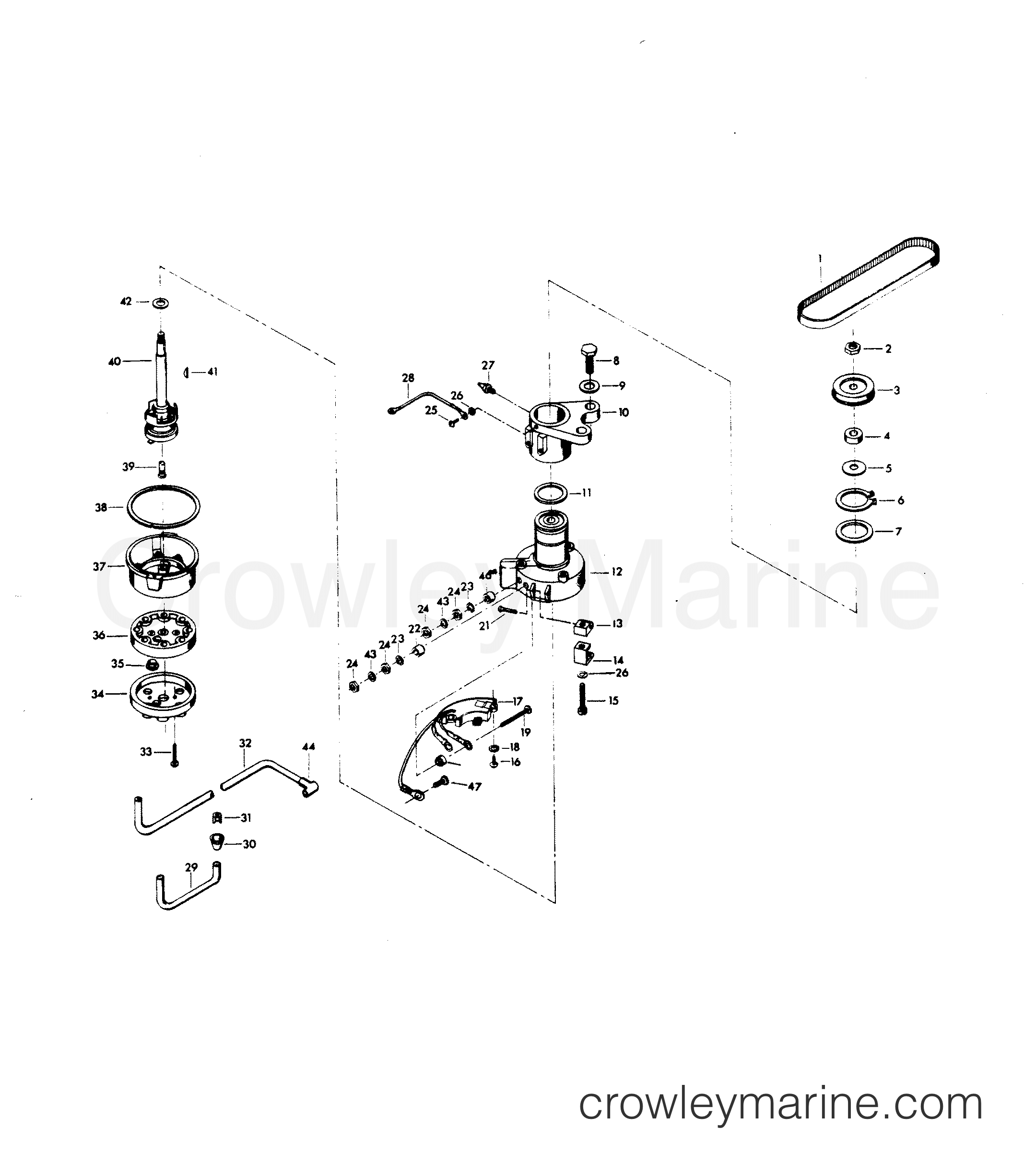 1980 Outboard 75 - 754B0B - DISTRIBUTOR