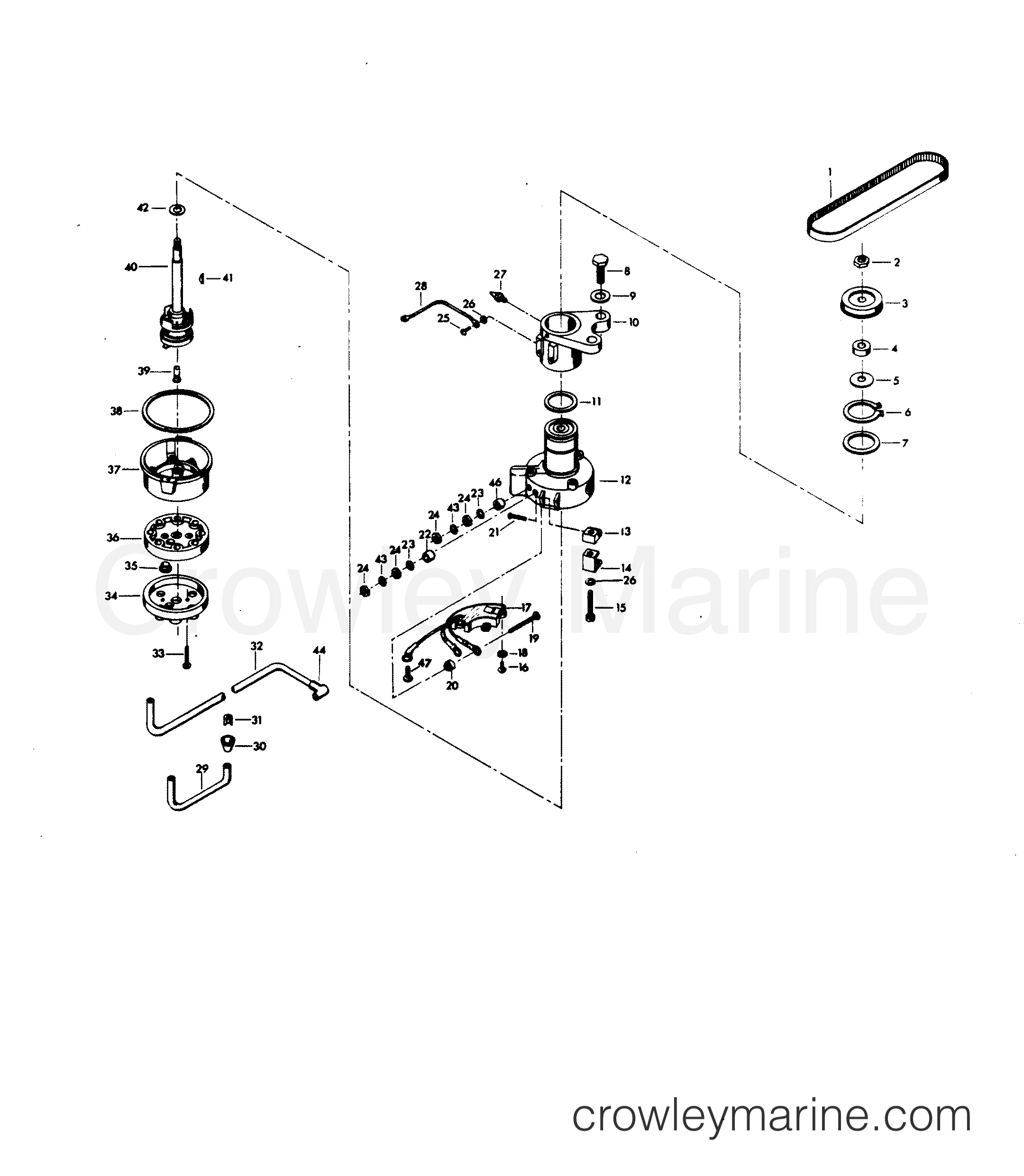 1979 Outboard 85 - H0851H79A - DISTRIBUTOR