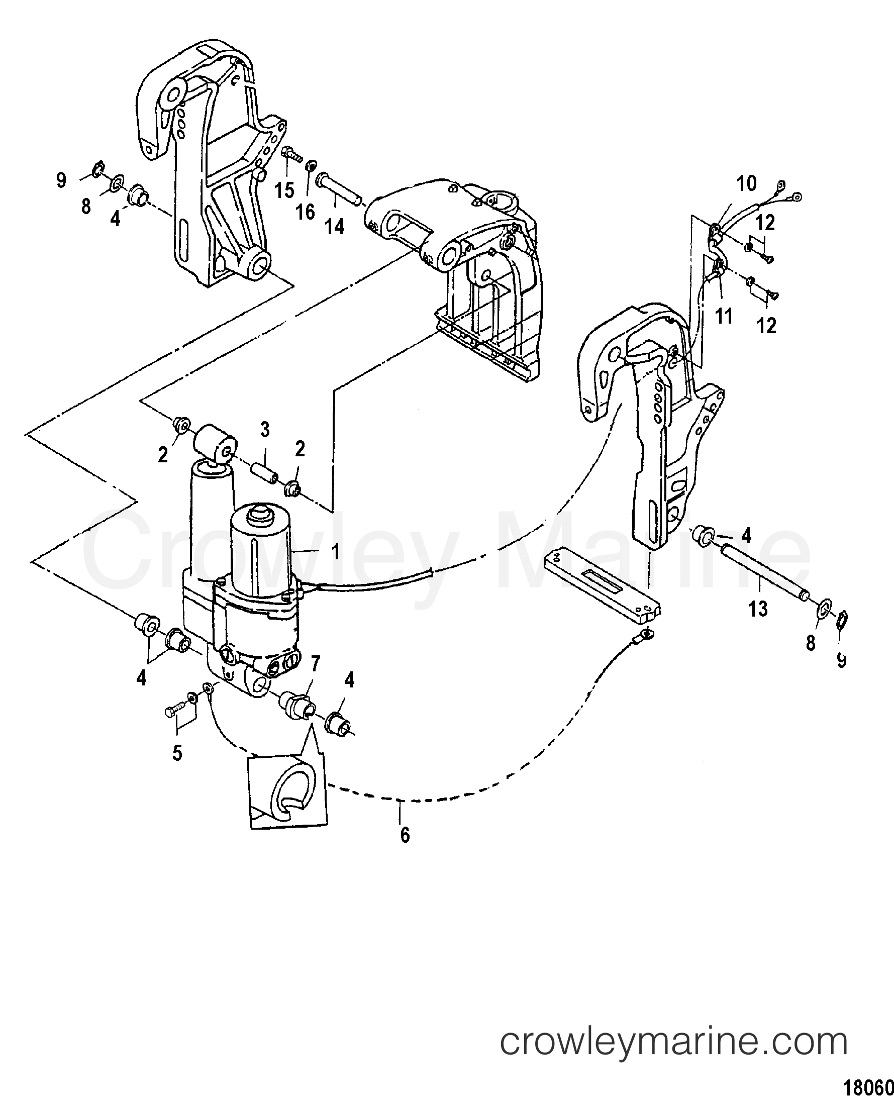 2006 Outboard 40 [ELO] - 7040312UL - POWER TRIM