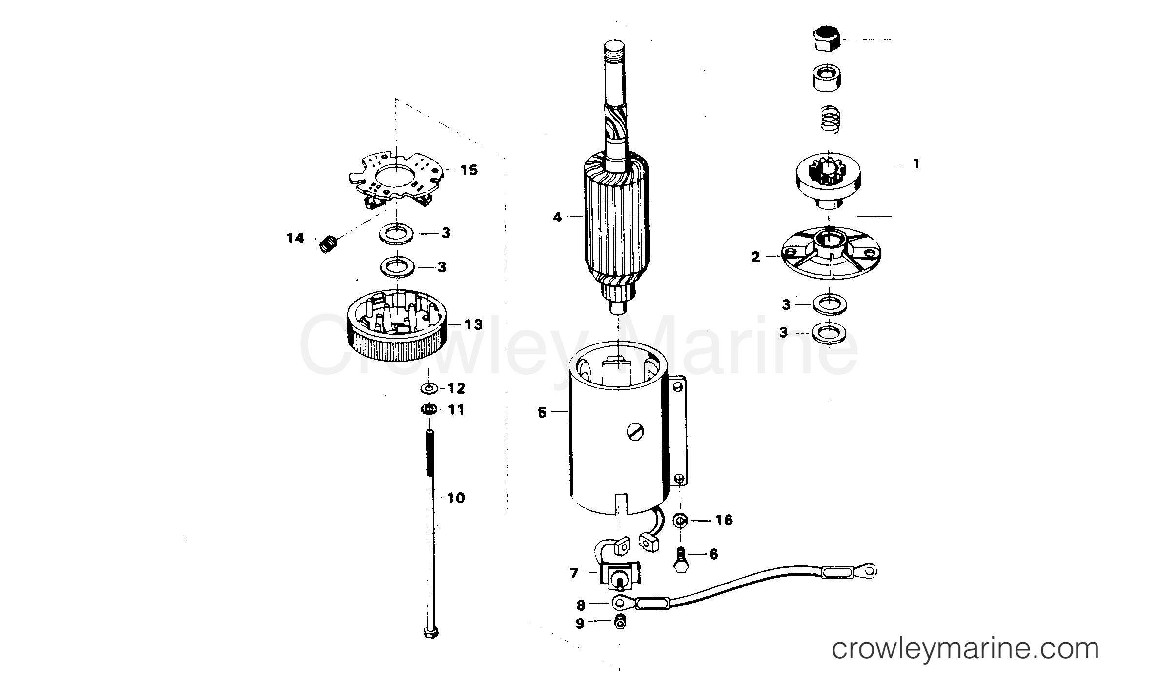 1983 Outboard 55 - H0559V83S - STARTER