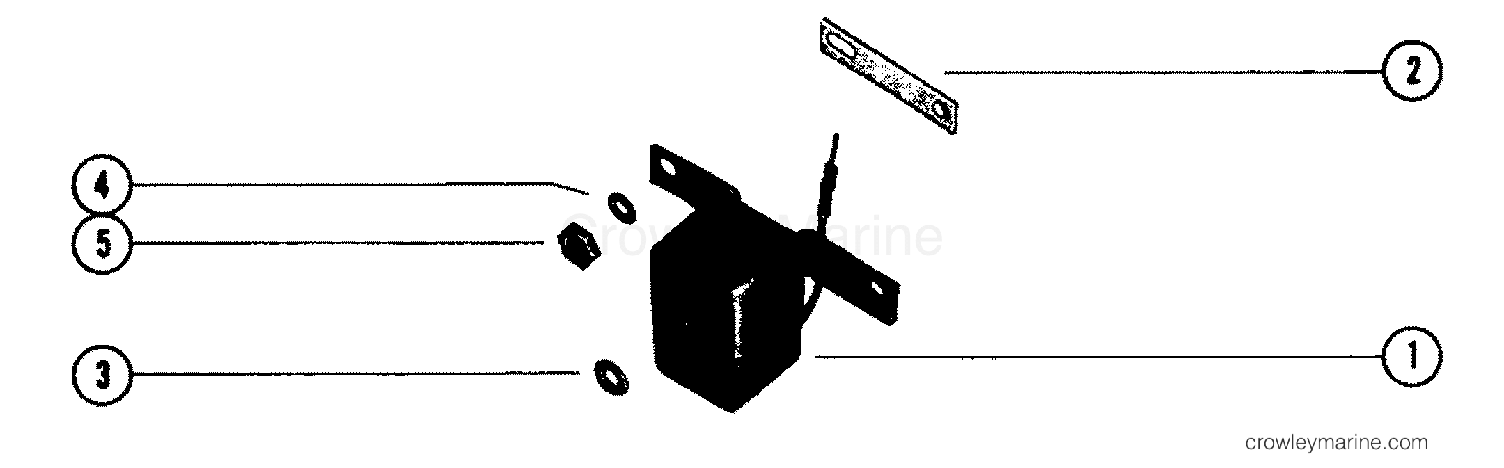 Various Years Rigging Trim / Tilt / Lift Systems and Components - OB MISC. (1985 AND BELOW) - TACHOMETER MODULE ASSEMBLY, COMPLETE