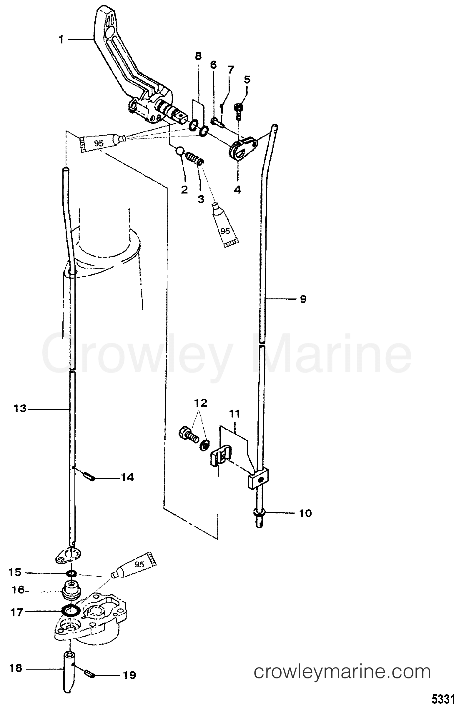 2006 Outboard 4 [ML] - 7004211ZK - SHIFT COMPONENTS