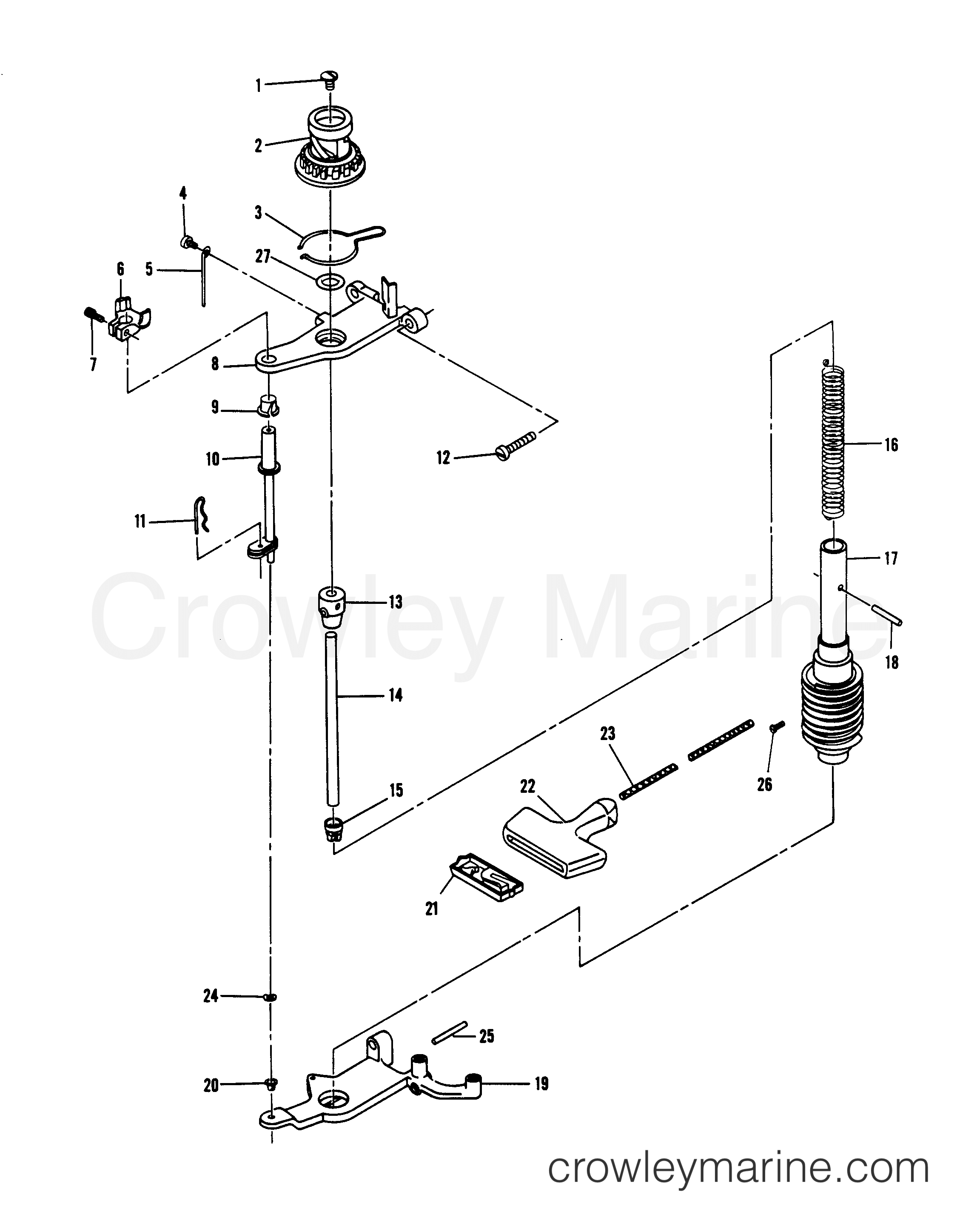 1980 Outboard 7.5 - H0077H80B - STARTER
