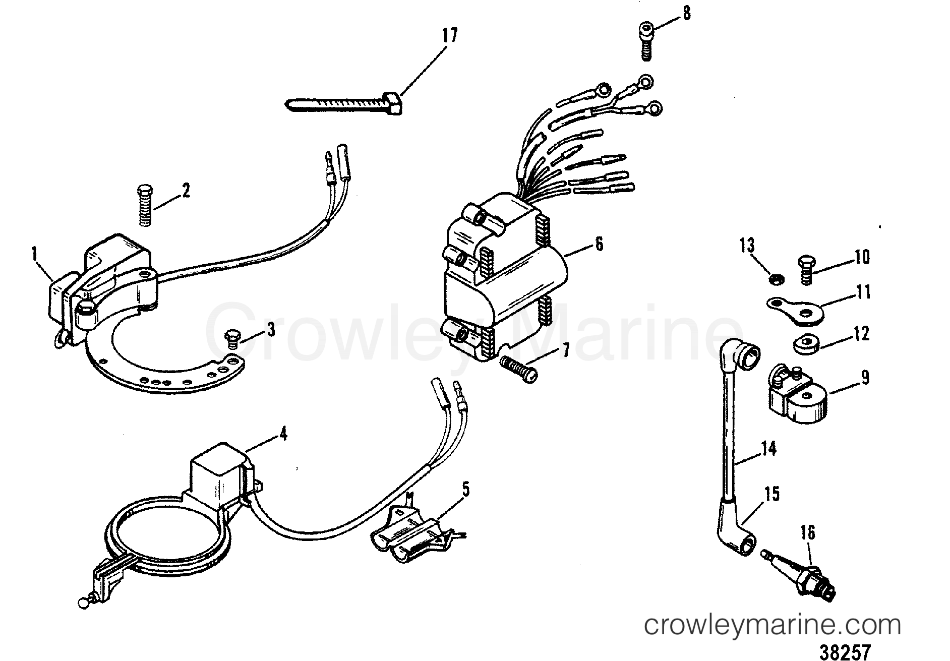 1989 Outboard 9.9 [MLH] - 7010211PD - IGNITION COMPONENTS