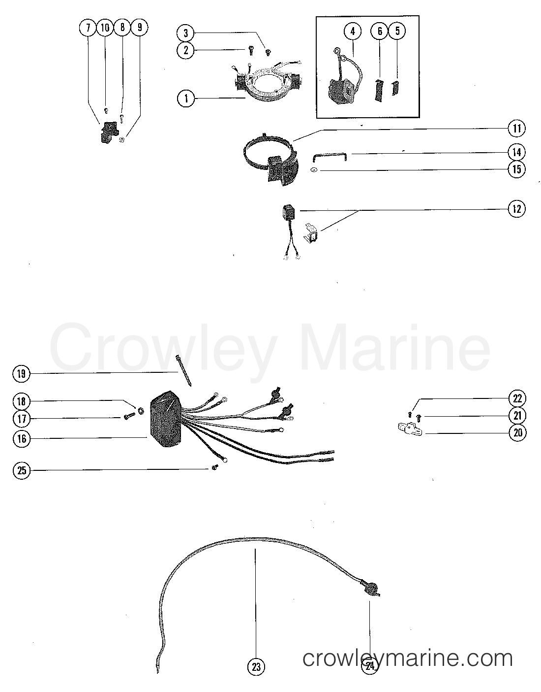 1976 Outboard 9.8 - 1110526 - IGNITION COMPONENTS