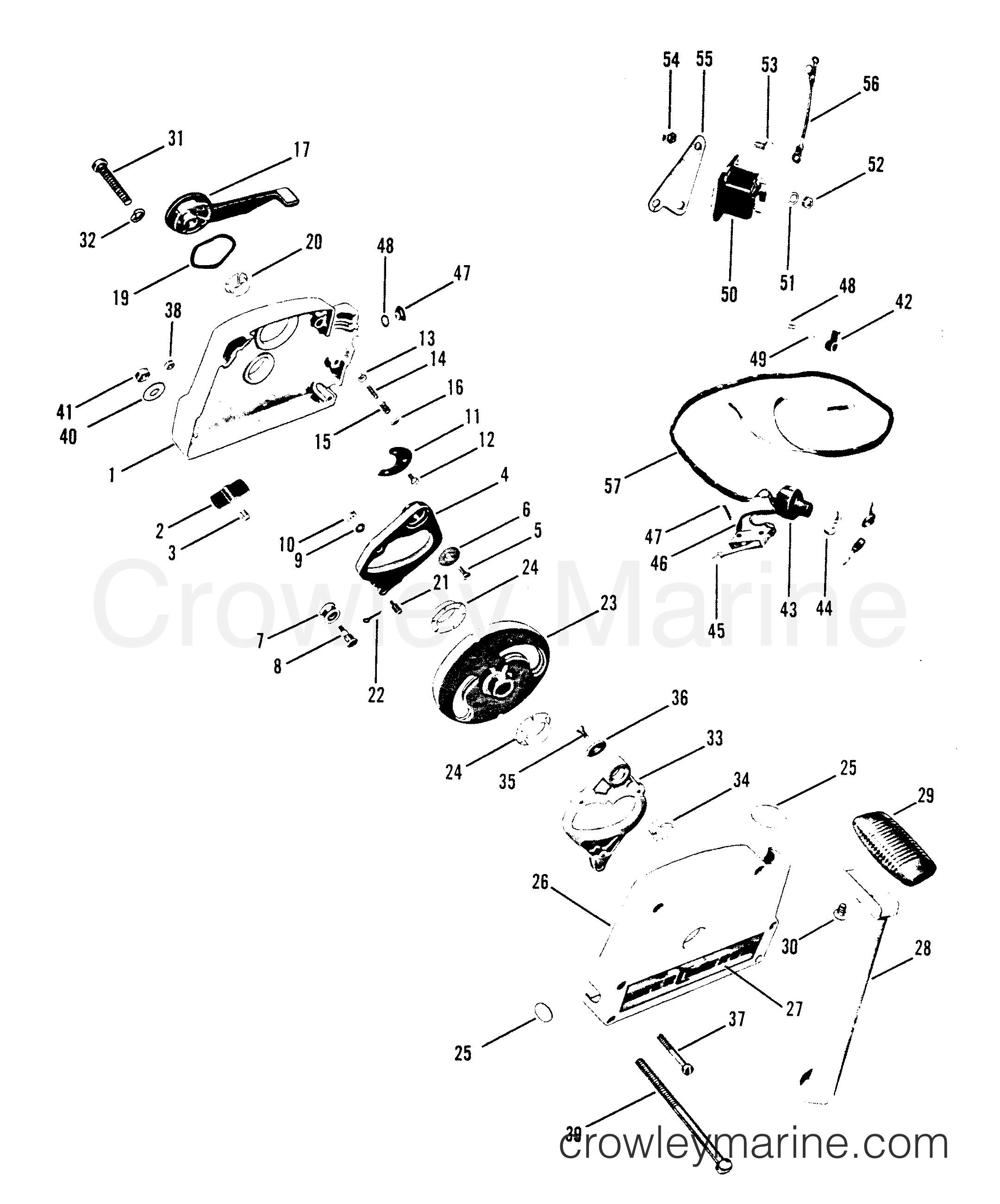 REMOTE CONTROL ASSY (ELECTRIC) Various Years Rigging Remote Controls