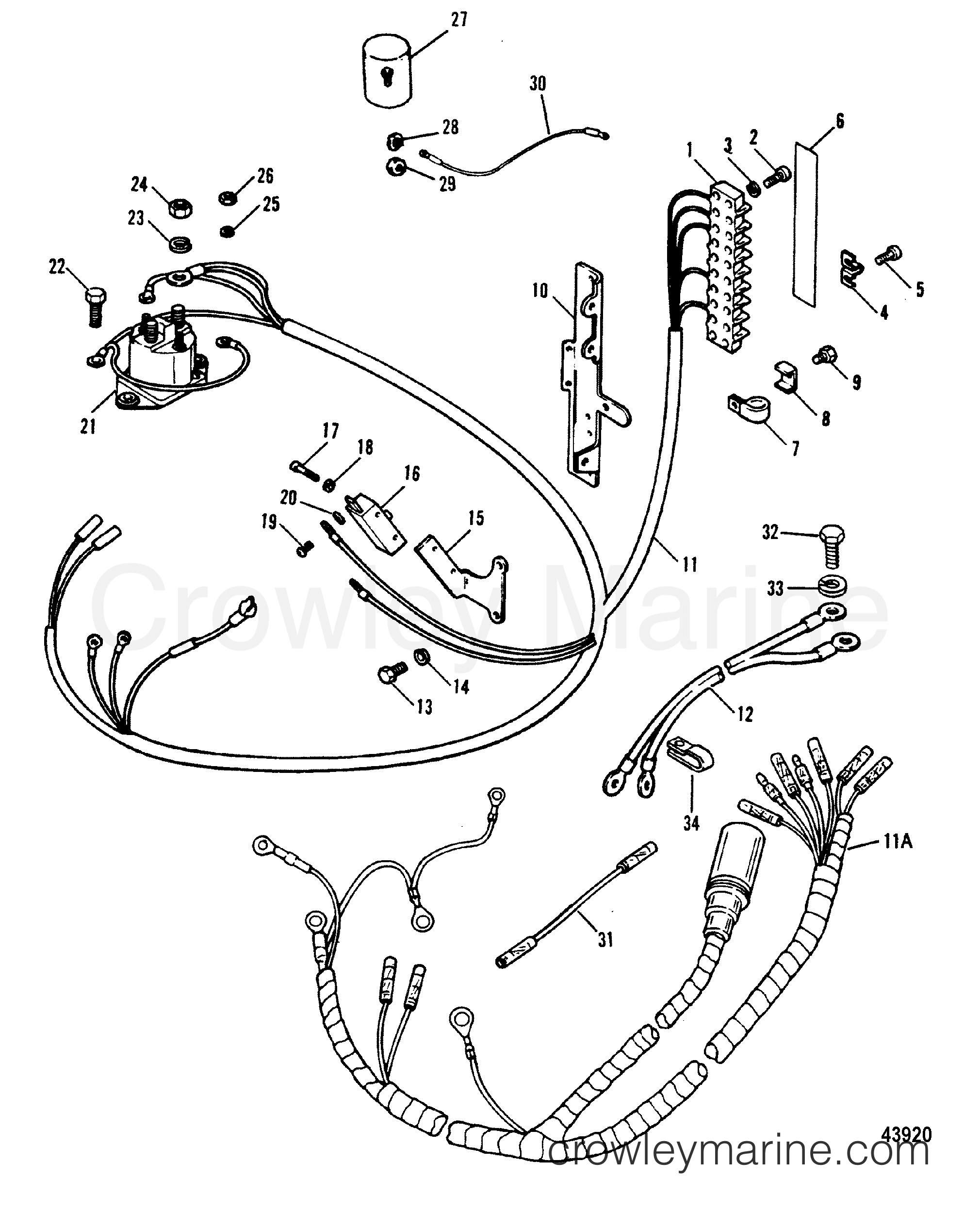 1991 Outboard 90 - H0906X91E [E] - ELECTRICAL COMPONENTS