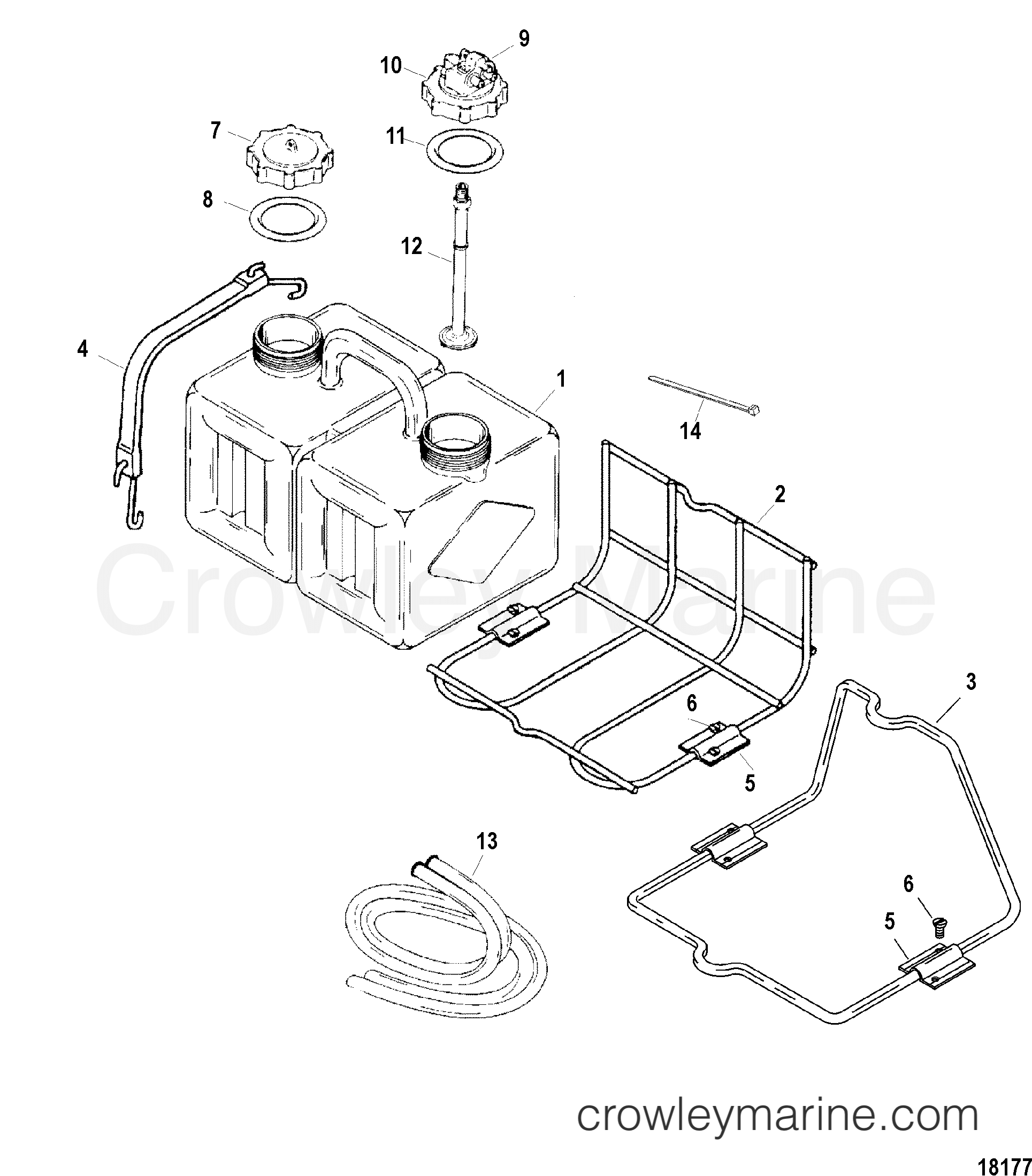 TANK KITREMOTE OIL(8742A19 / A20 / A21 / A22) Various Years Rigging