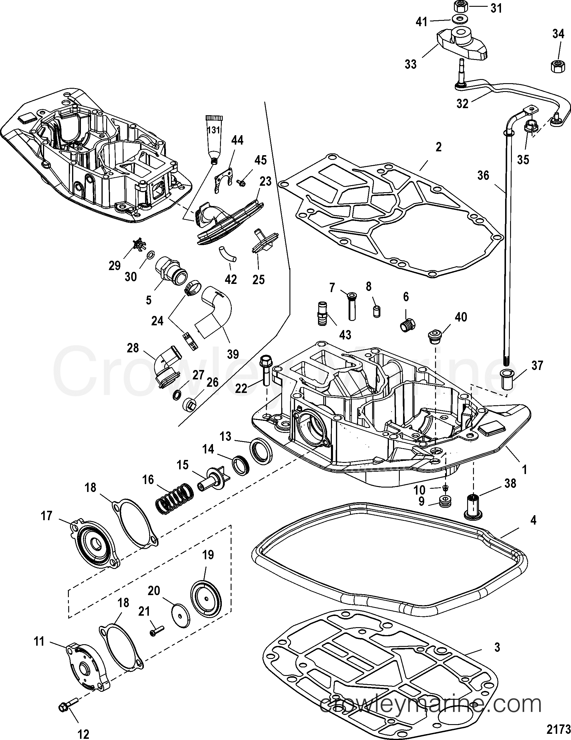 2006 Outboard 225EFI [L SW] - 7225413ZY - EXHAUST PLATE