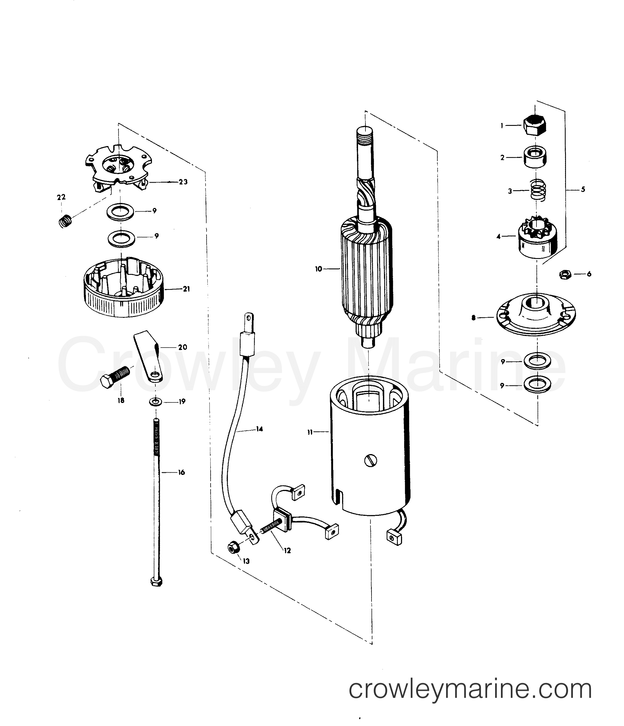 1979 Outboard 115 - H1150H79A - STARTER