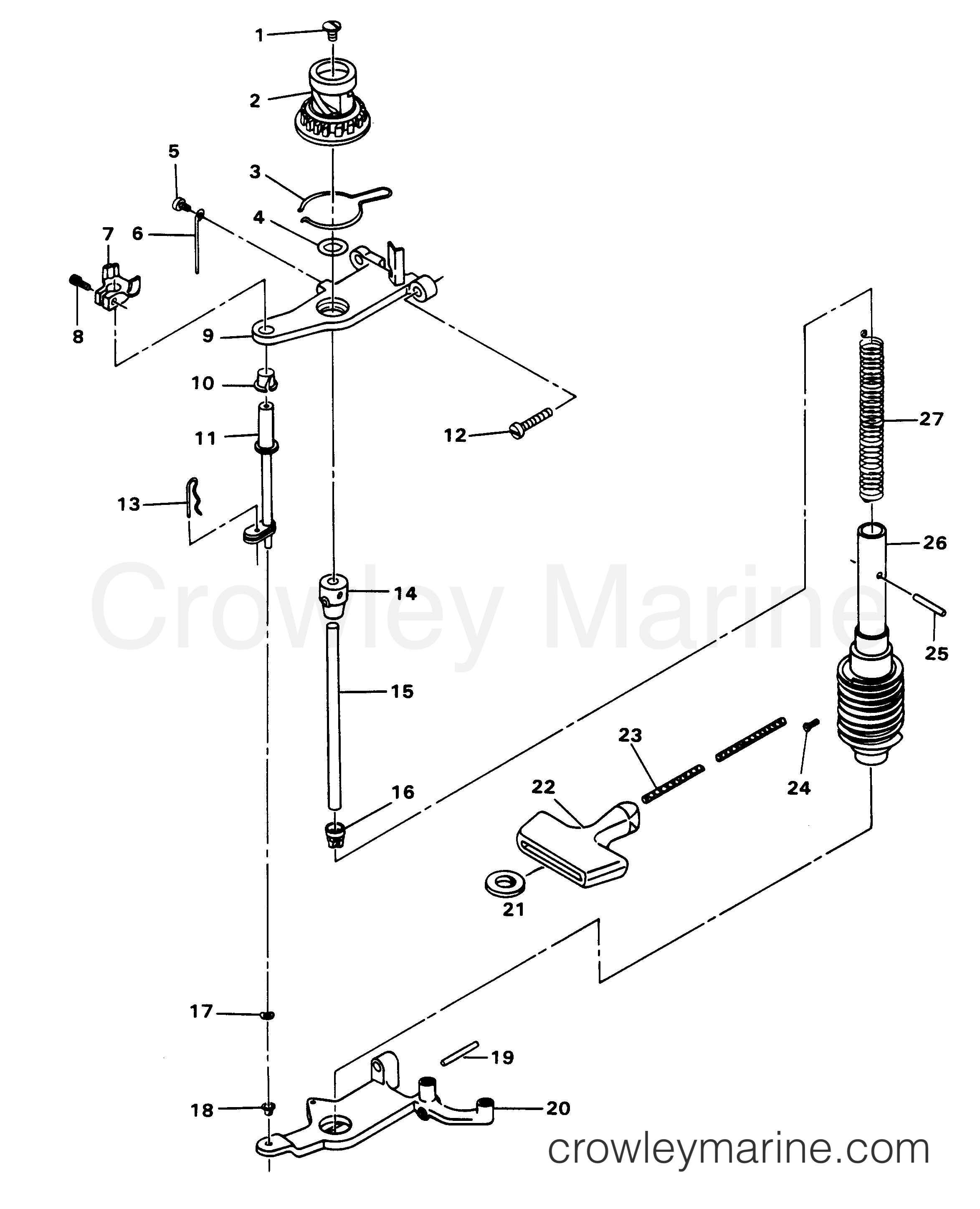 1982 Outboard 7.5 - 72H2E - STARTER