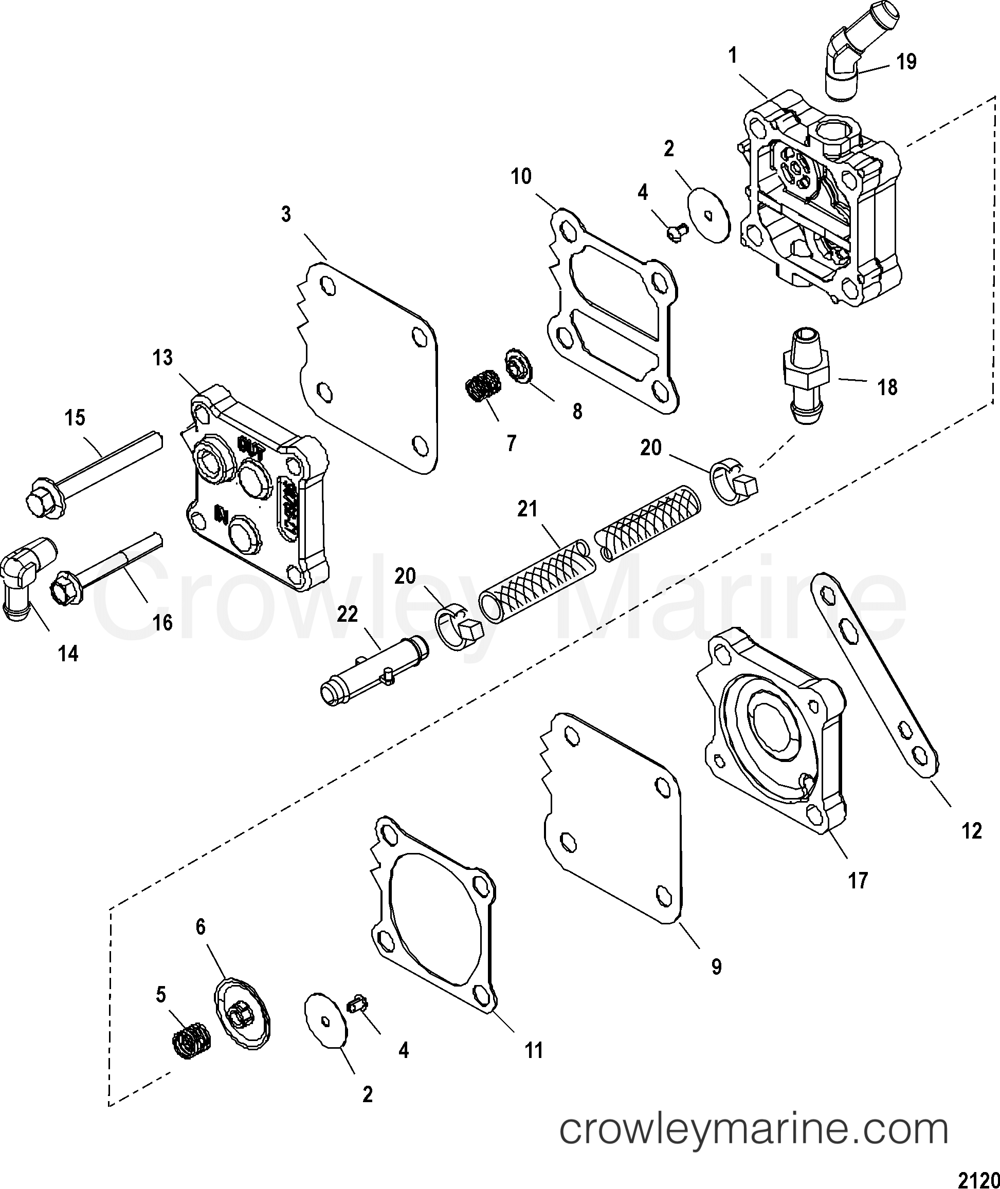2004 Outboard 175DFI [L DIG] - 7175D73RD - FUEL PUMP