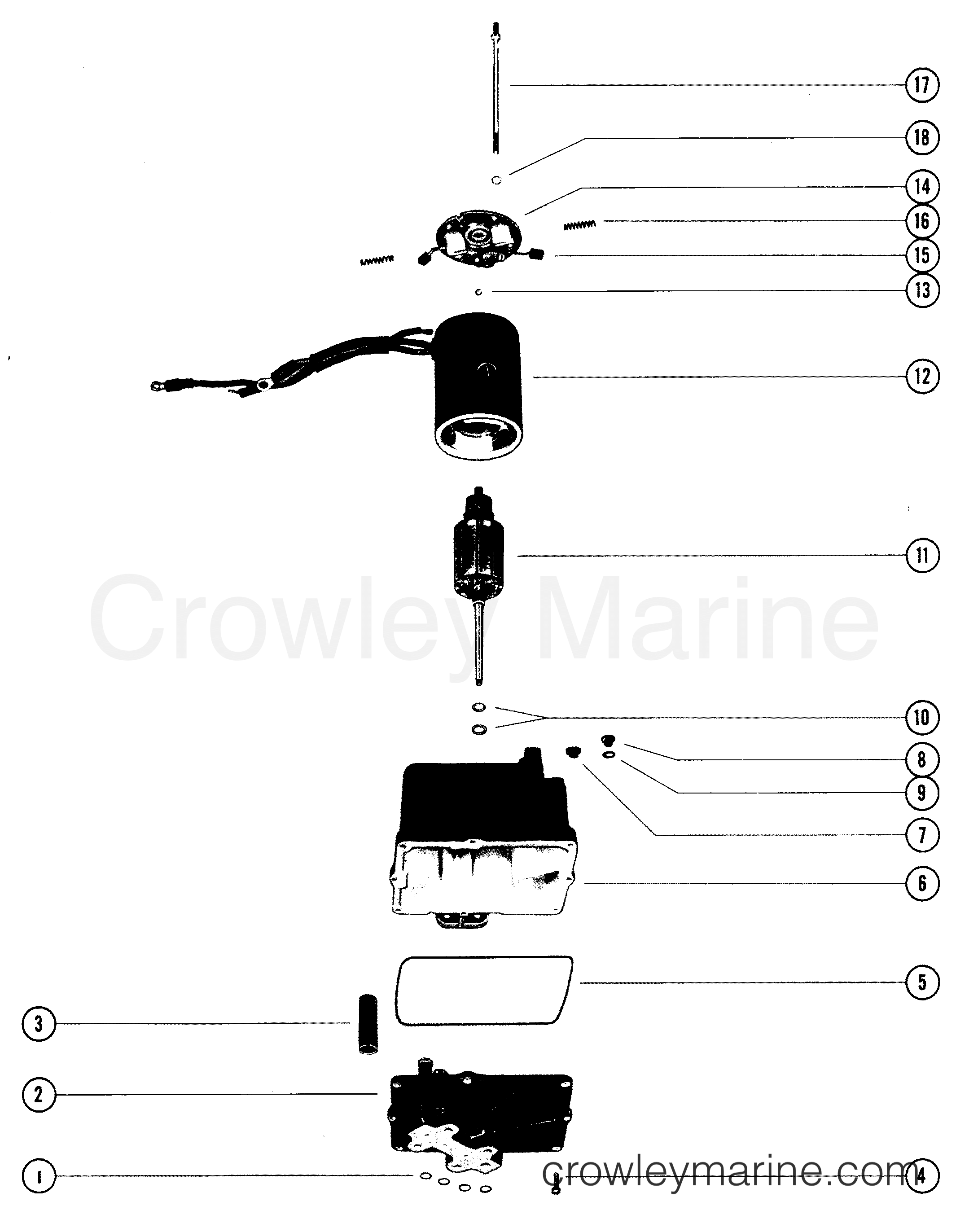 HYDRAULIC PUMP ASSEMBLY - Various Years Rigging Parts Trim / Tilt