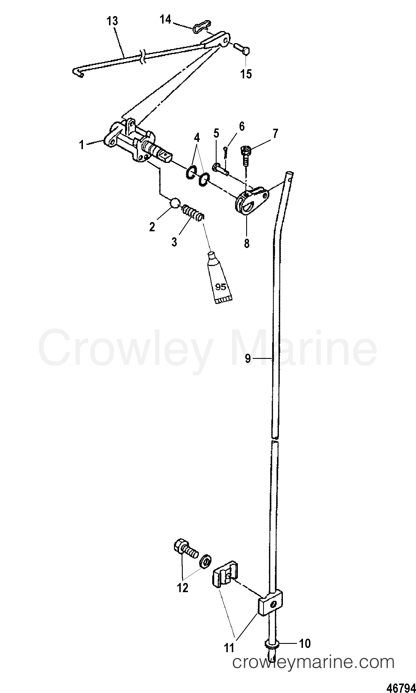 2006 Outboard 5 [MH 4] - 7F05201ZL - SHIFT COMPONENTS