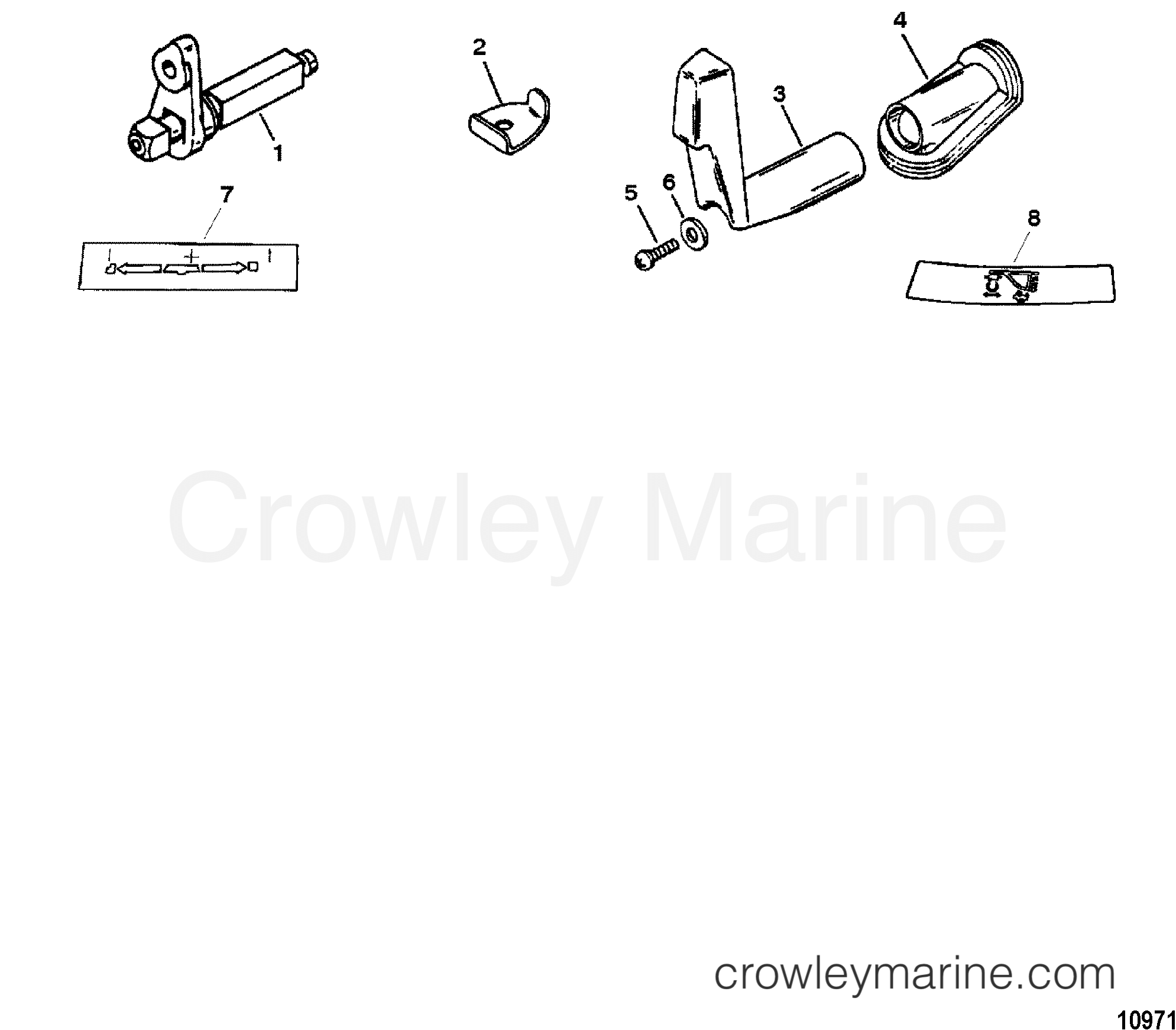 Various Years Rigging Exhaust / Cooling Systems and Extension Kits - 1994 & Up - SIDE SHIFT CONVERSION KIT(821190A1)