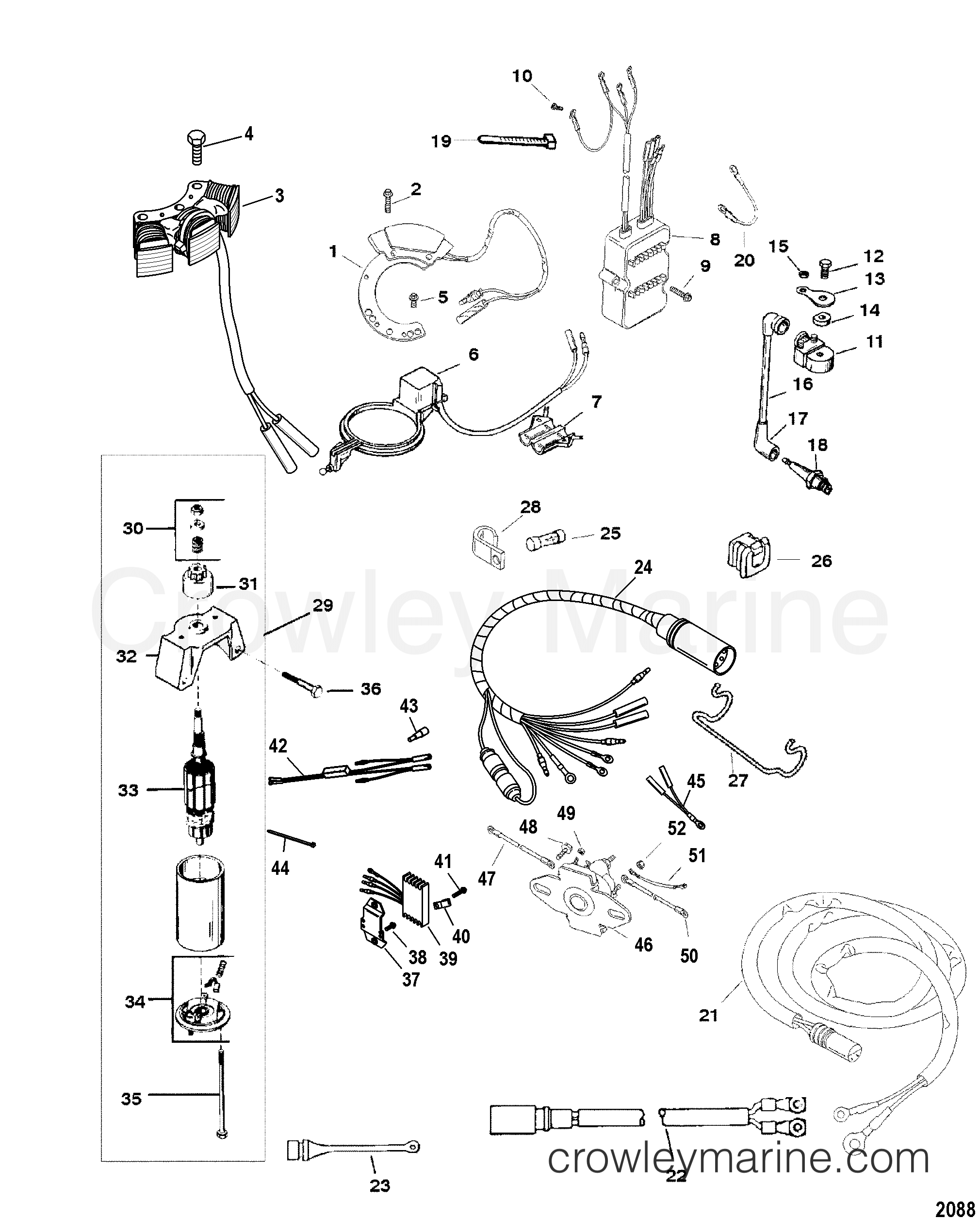 2006 Outboard 15 [MH] - 7015201UD - ELECTRICAL COMPONENTS