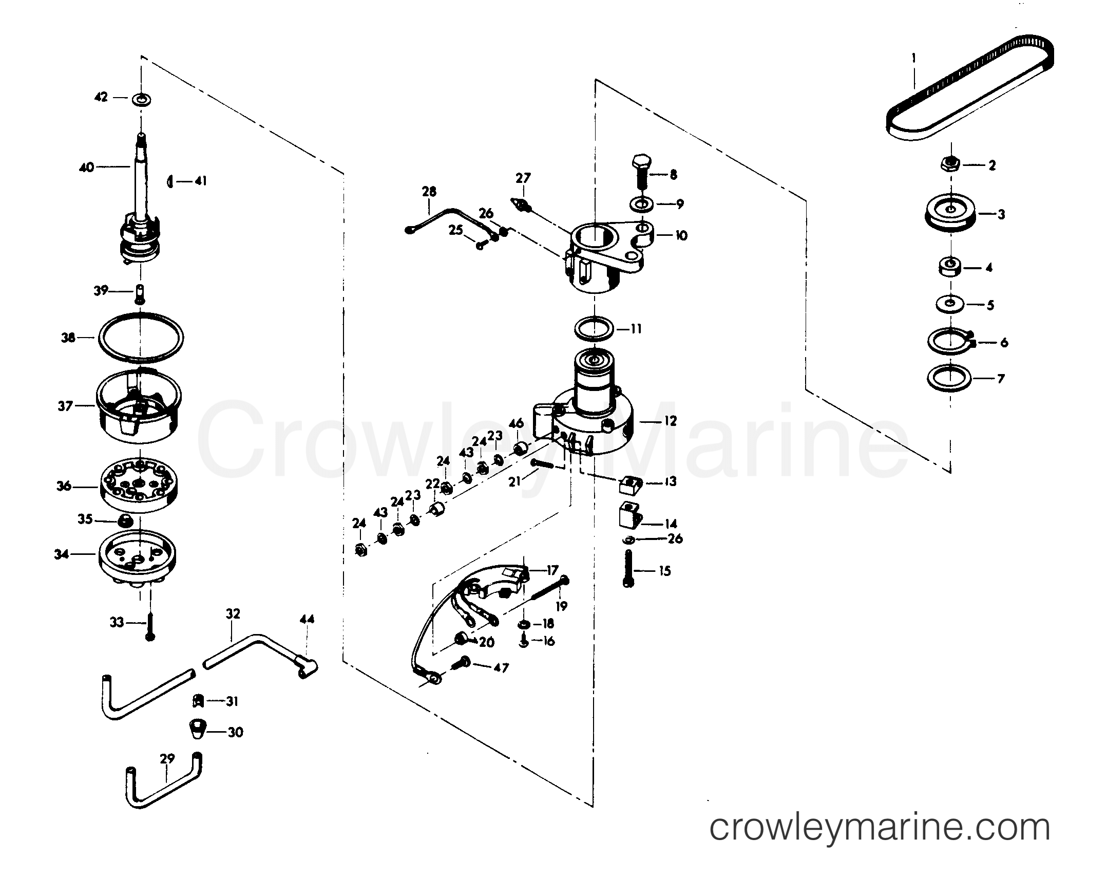 1979 Outboard 70 - H0709B79A - DISTRIBUTOR
