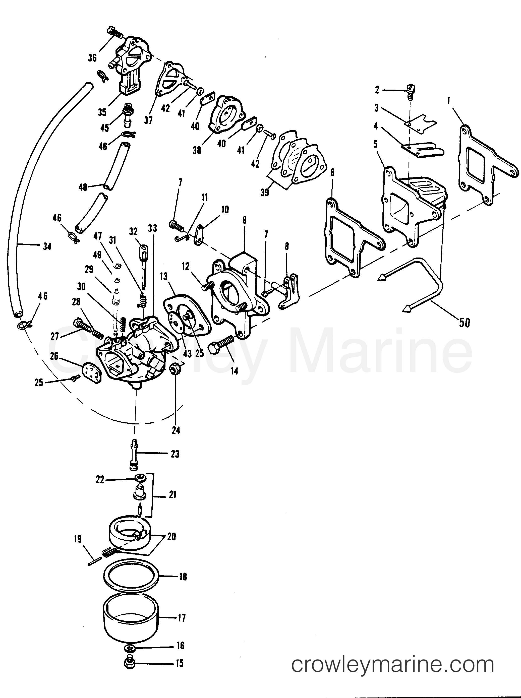 1978 Outboard 6 - 61B8A - FUEL SYSTEM