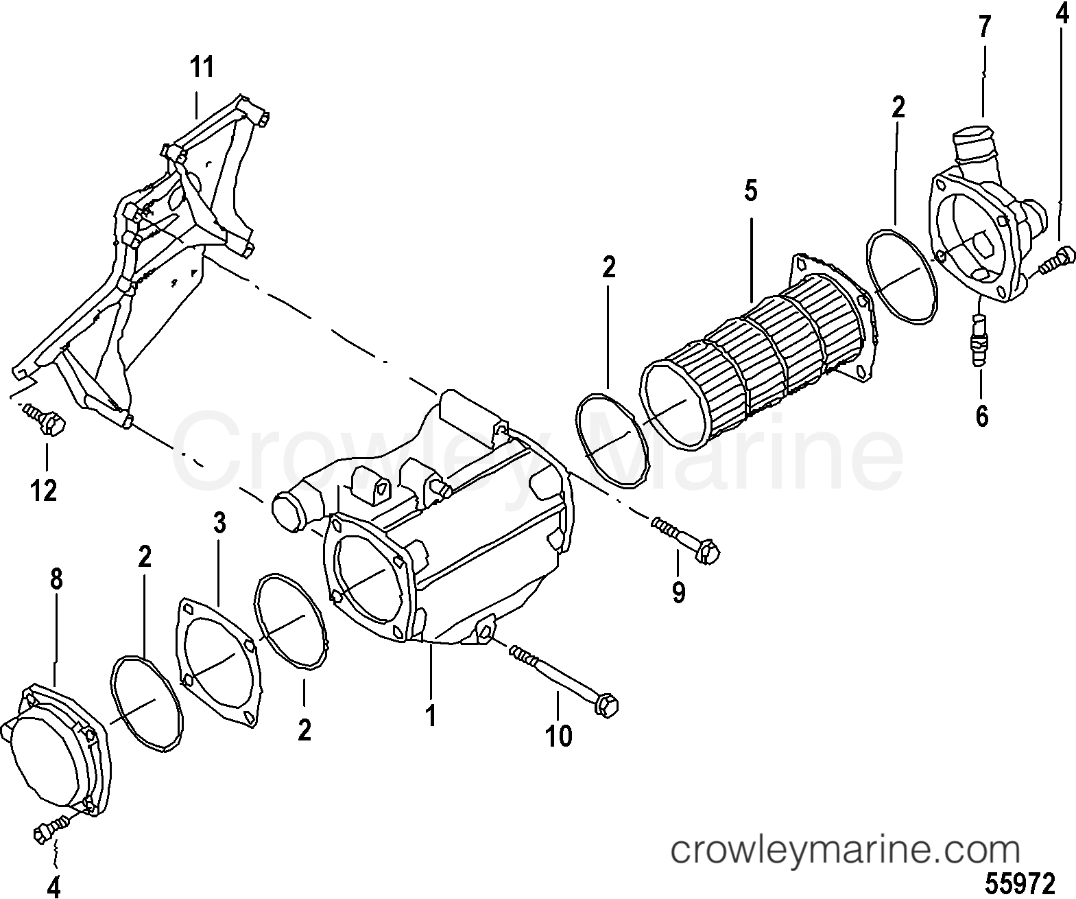 2013 Inboard Engine 3.0L TDI - 3D300047D - RADIATOR