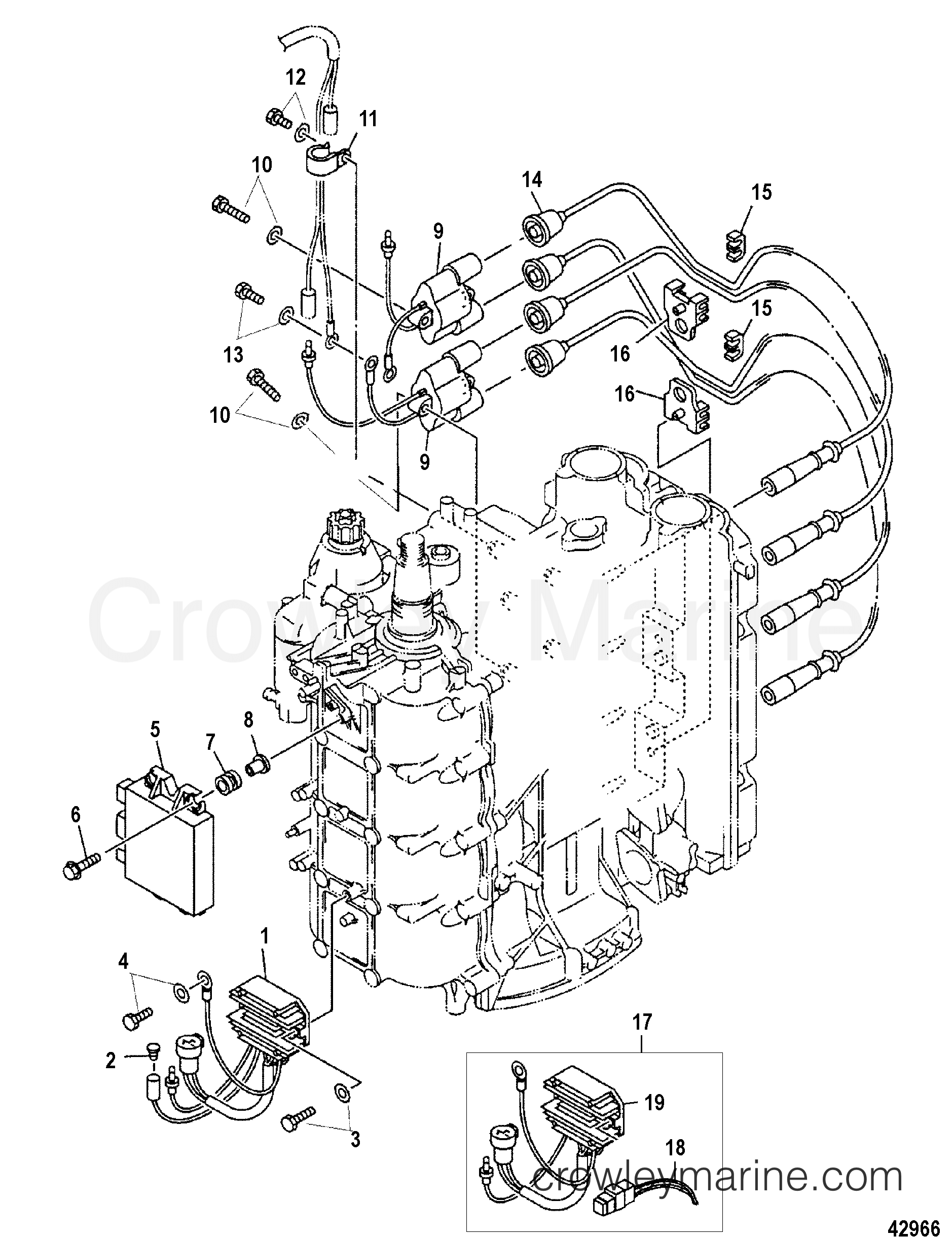 2000 Outboard 75 [ELPT 4] - 7F75412JD - IGNITION COMPONENTS