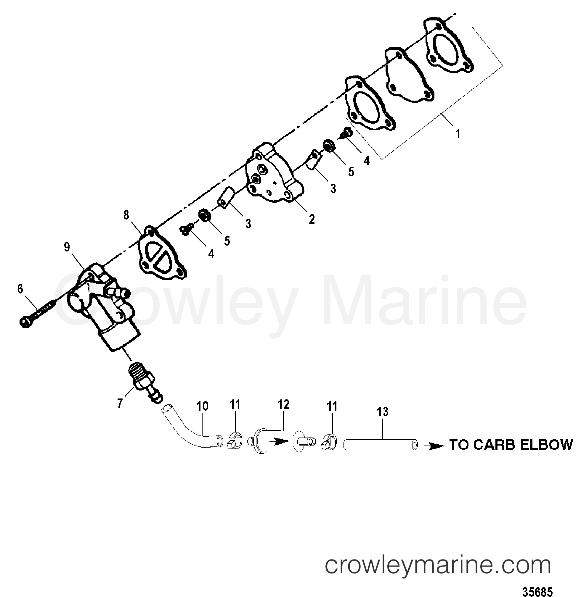 1999 Outboard 5 - H005201VS [M] - FUEL PUMP