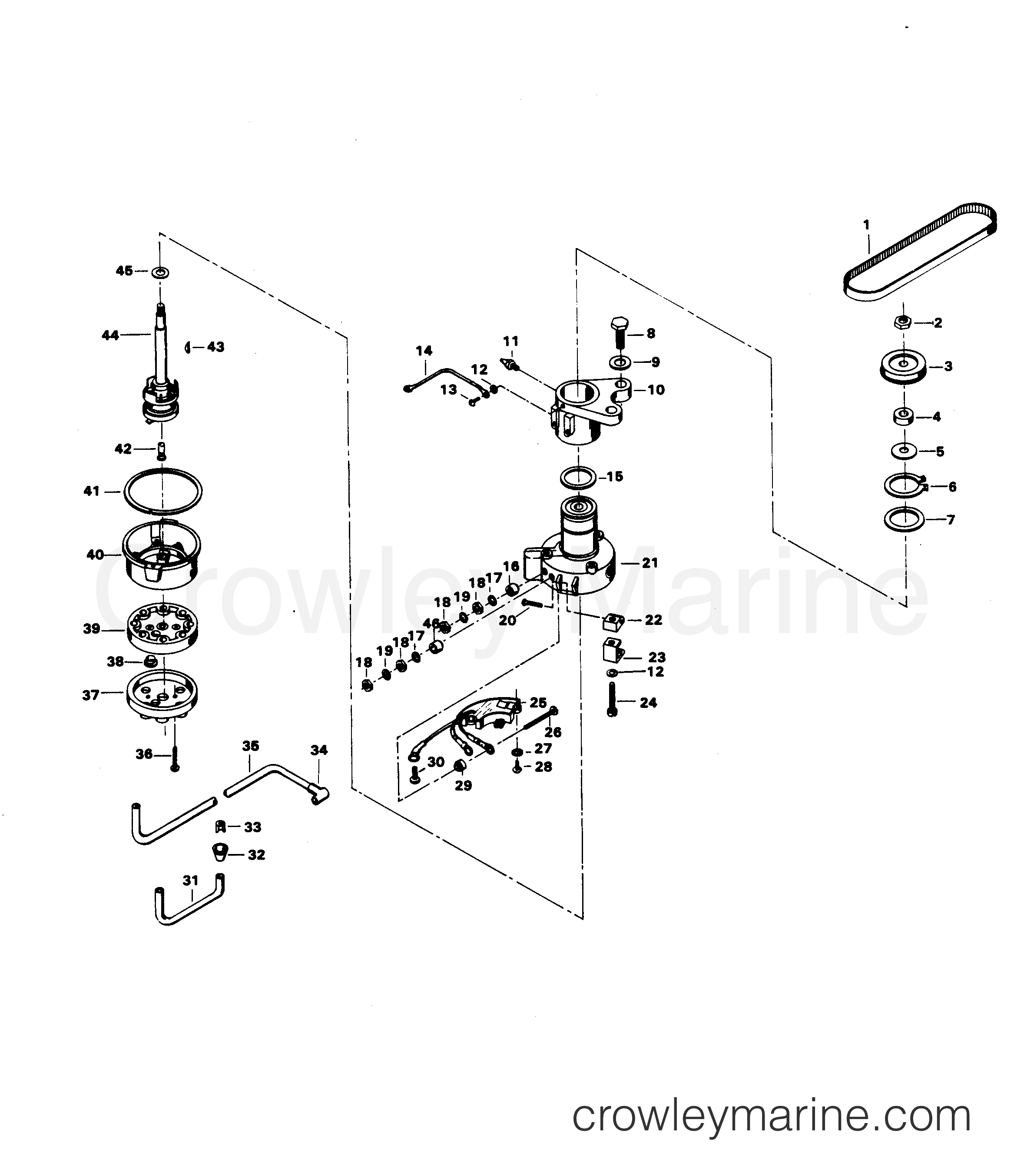 1983 Outboard 85 - 856B2K - DISTRIBUTOR 856H2K 856B2K 858H2F 858B2F
