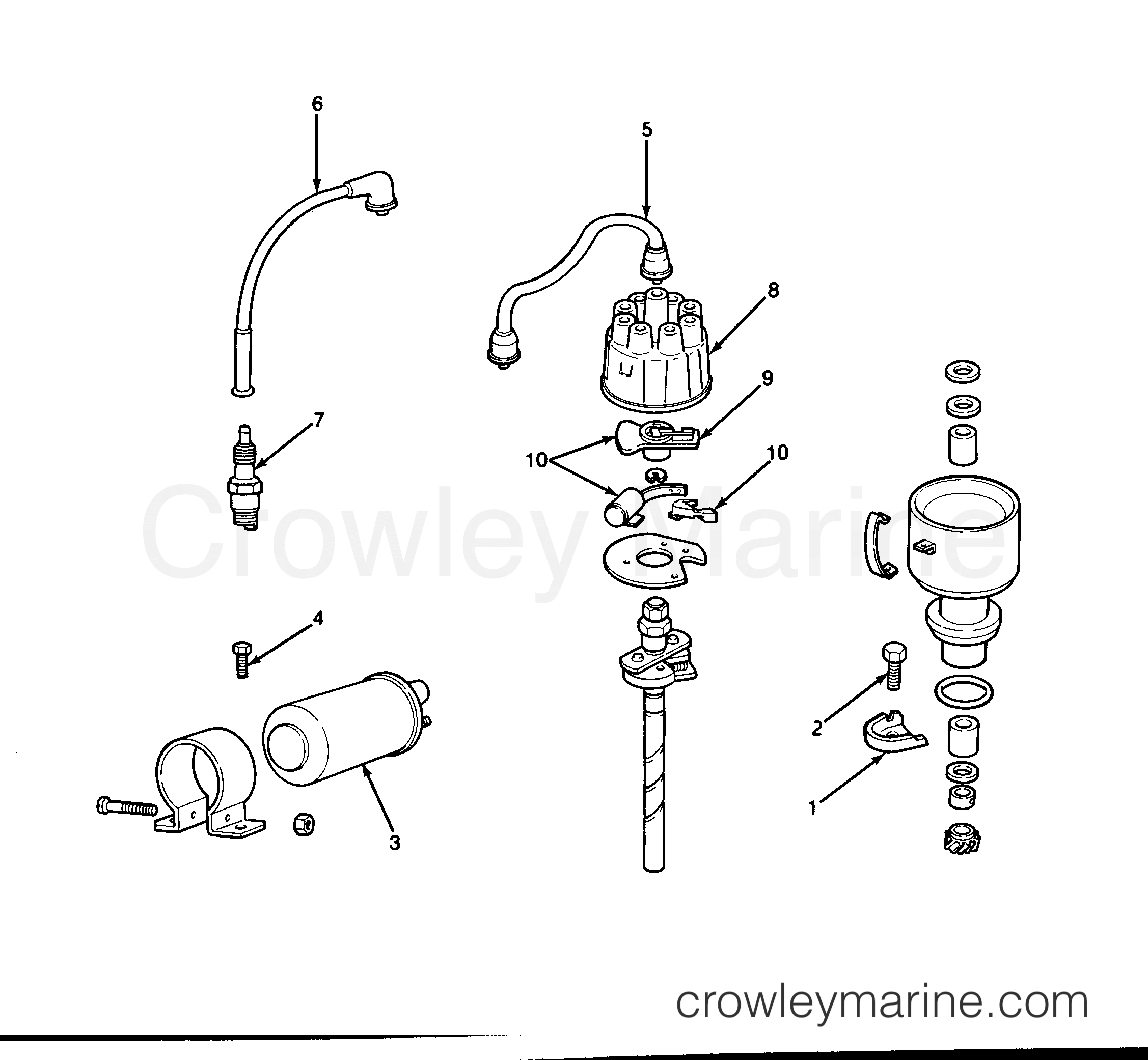All Years Inboard Engine 460 INBOARDS - All Models - IGNITION SYSTEM