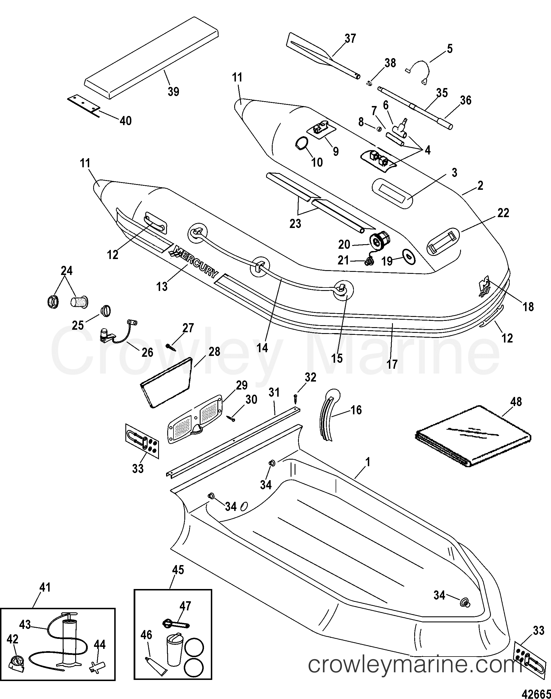 DYNAMIC INFLATABLES HYPALON 280/310(MERC 2010/2011) 2006 Inflatable