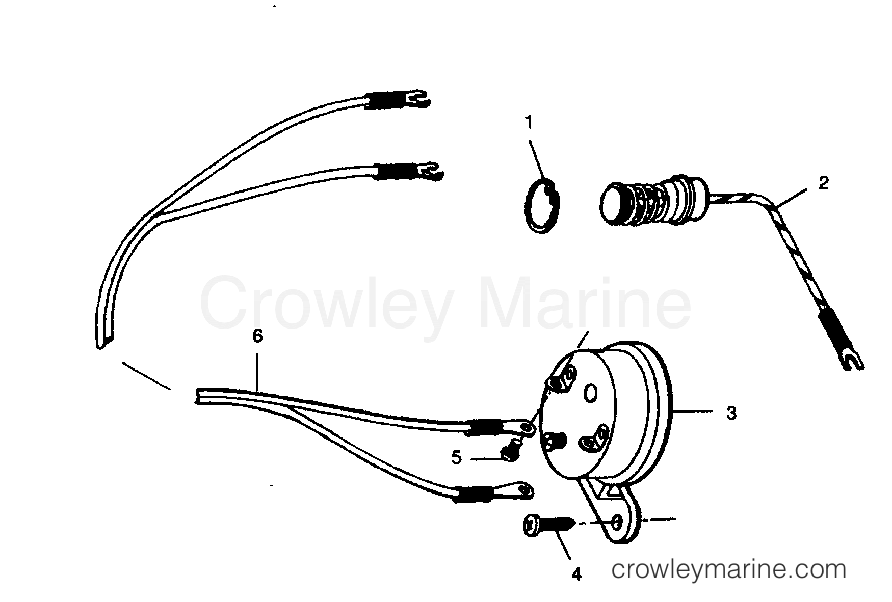 1991 Outboard 35 - 357E91B [Force] - OVERHEAT BUZZER