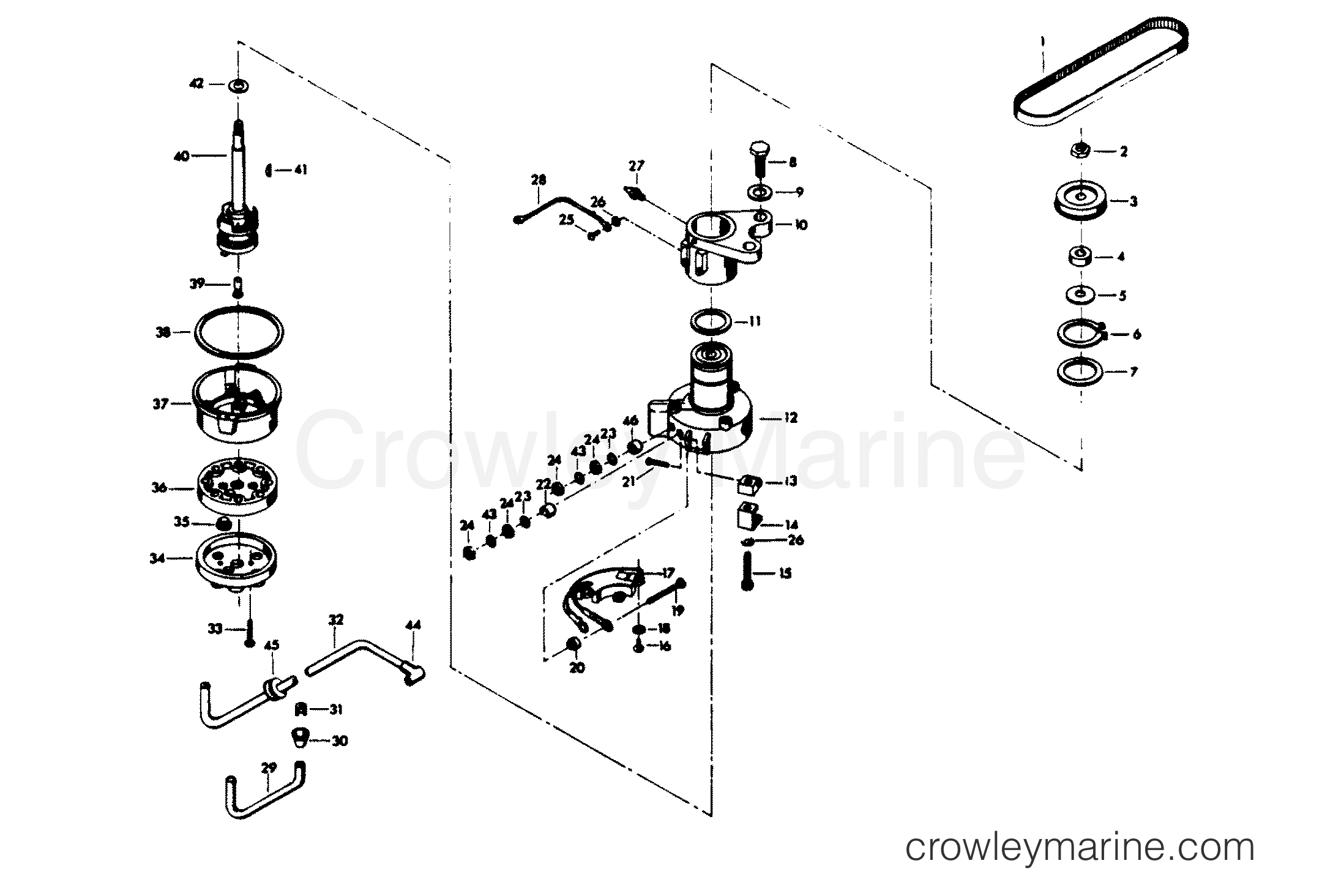 1975 Outboard 90 - 906BB - DISTRIBUTOR