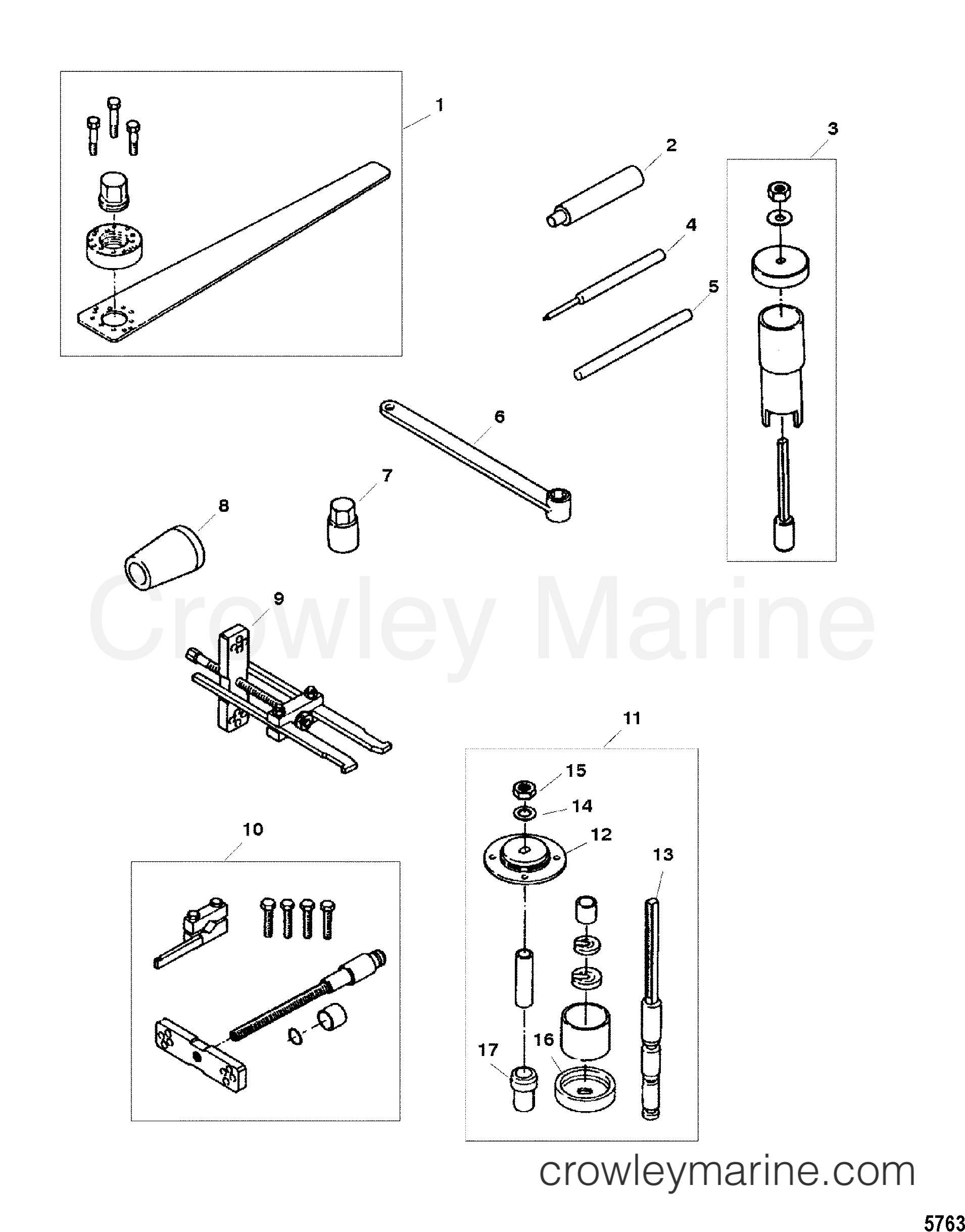 2001 Outboard 30 [EL] - 7030312KL - TOOLS