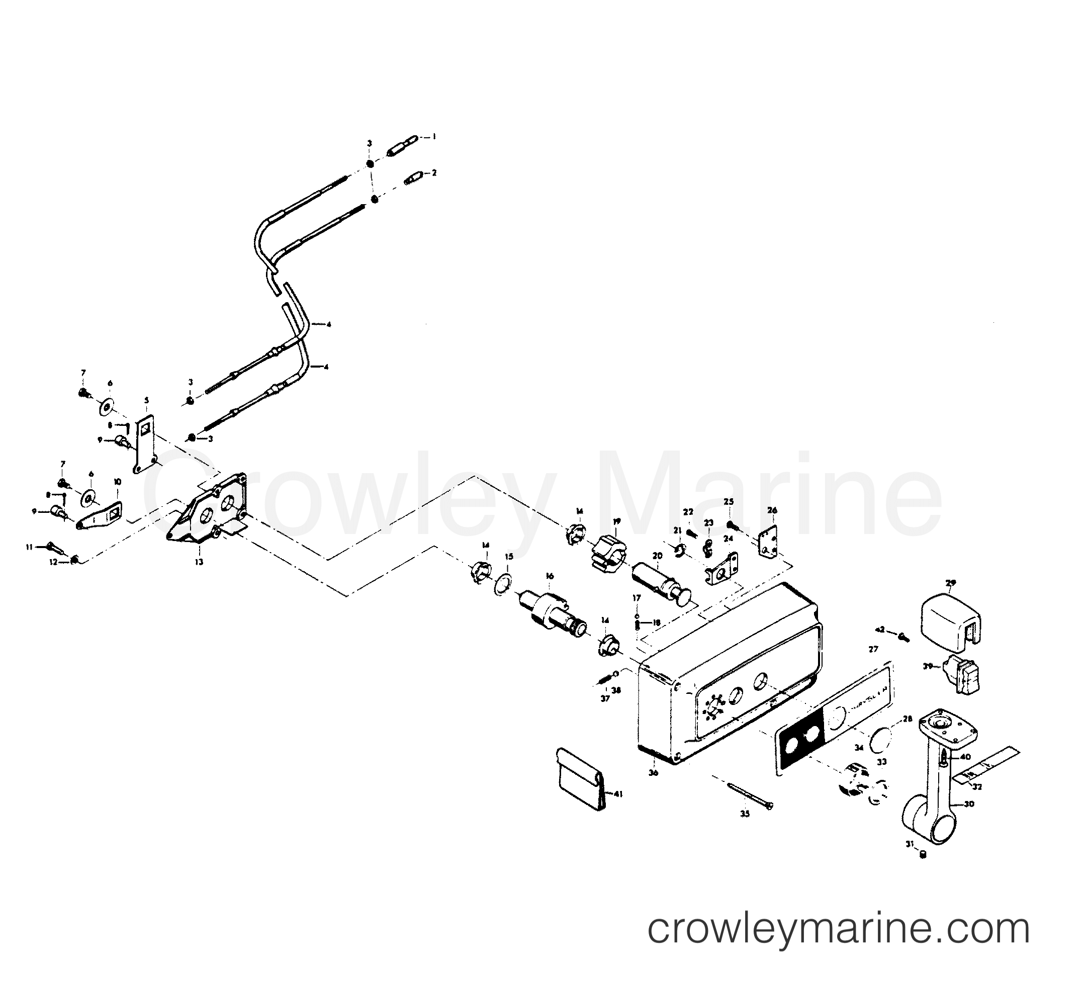 1980 Outboard 85 - H0850H80A - REMOTE CONTROL
