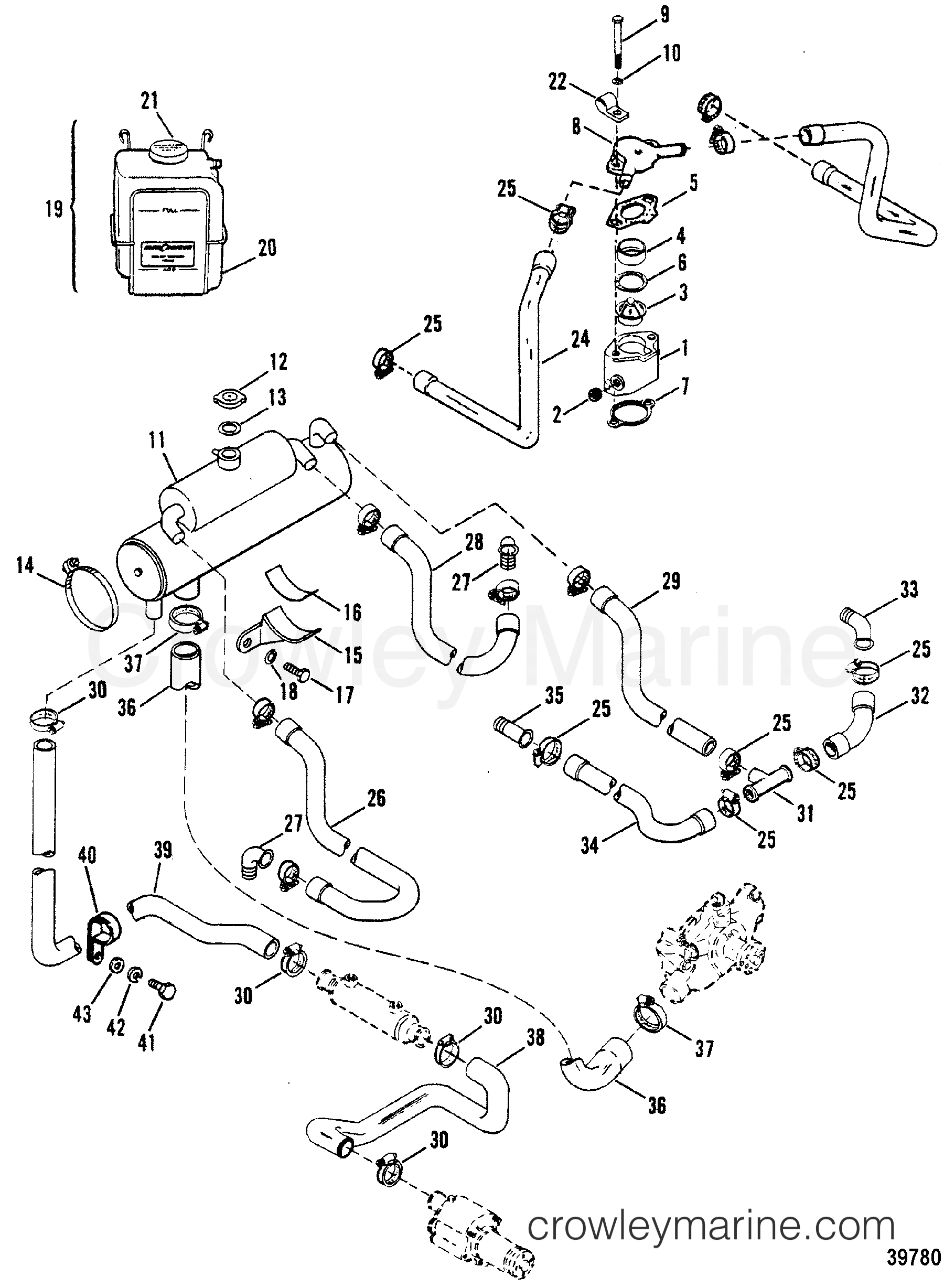 1982 Inboard Engine 260 - 3269922 - CLOSED COOLING SYSTEM