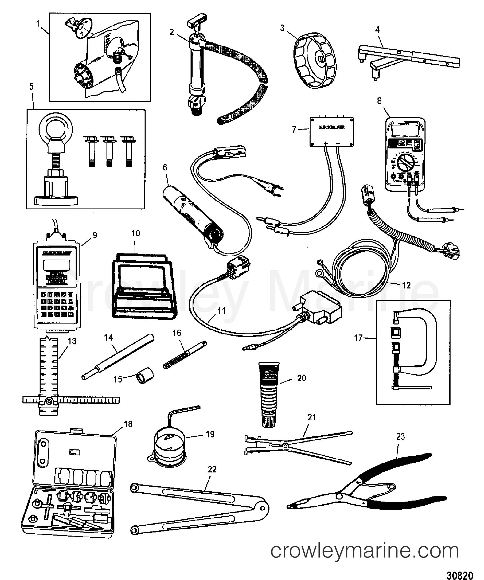 2001 Outboard 50 [ELPT 4] - 7F51412KB - TOOLS
