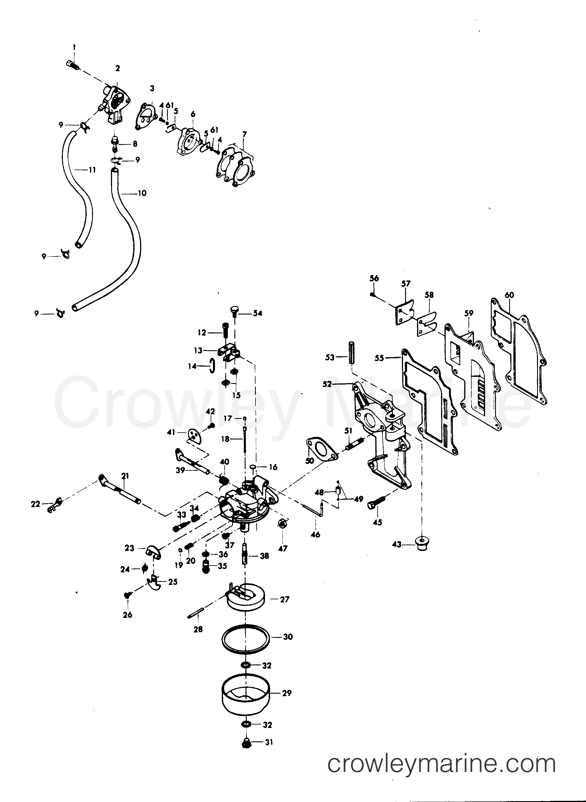 1978 Outboard 10 - 103B8E - FUEL SYSTEM