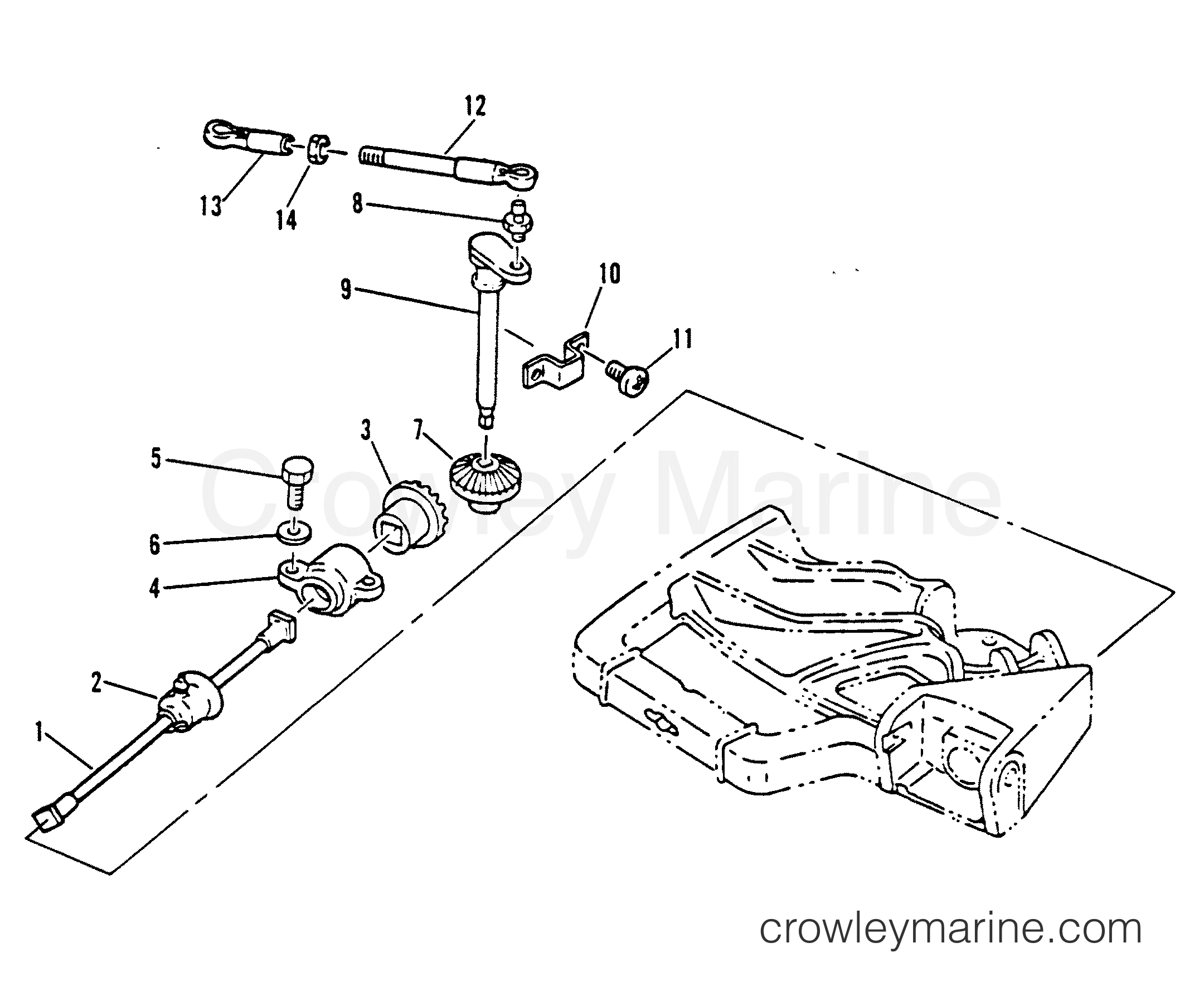 1979 Outboard 15 [EL] - 7015529 - THROTTLE CONTROL