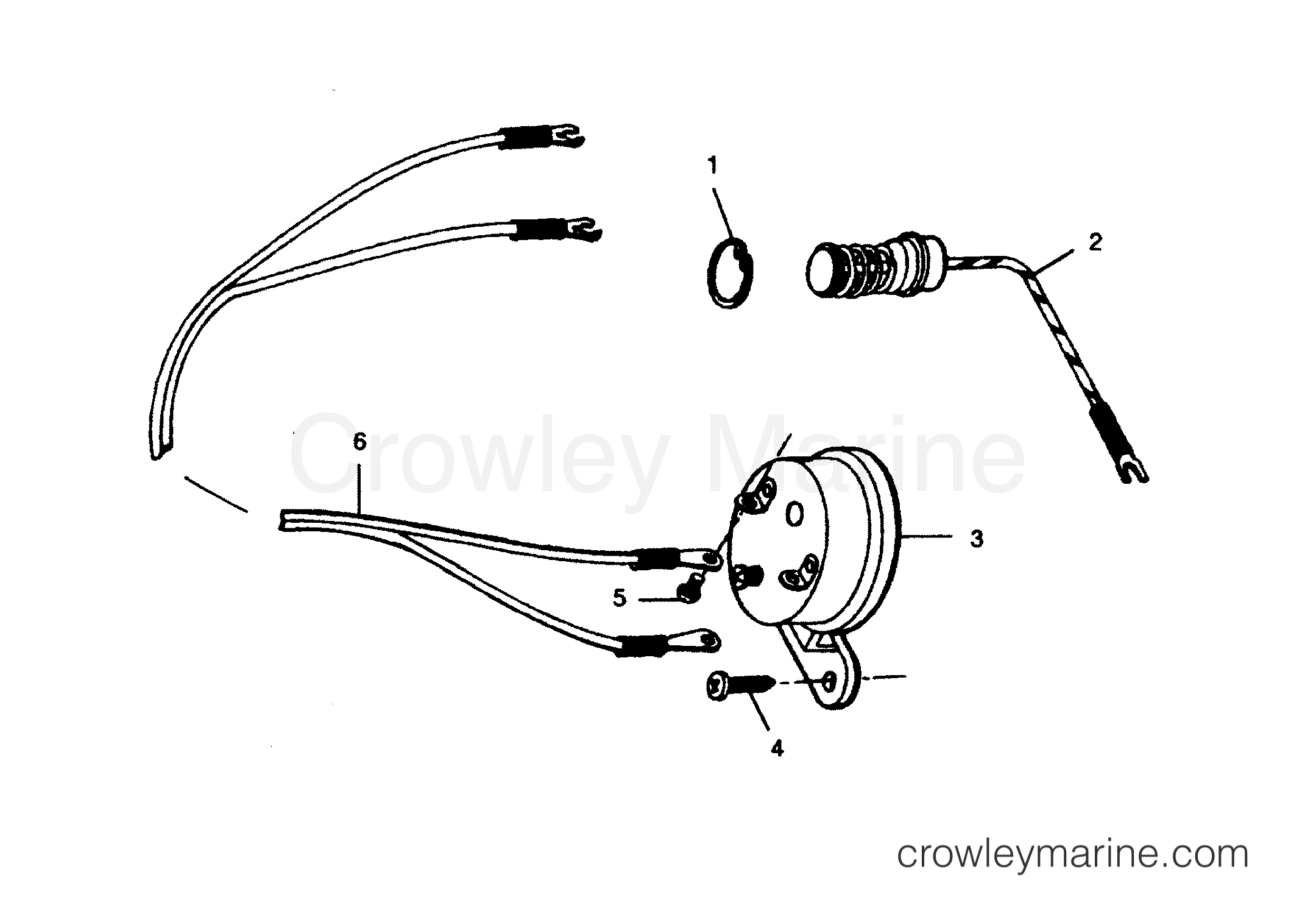 1991 Outboard 50 - 507A91C [Force] - OVERHEAT BUZZER