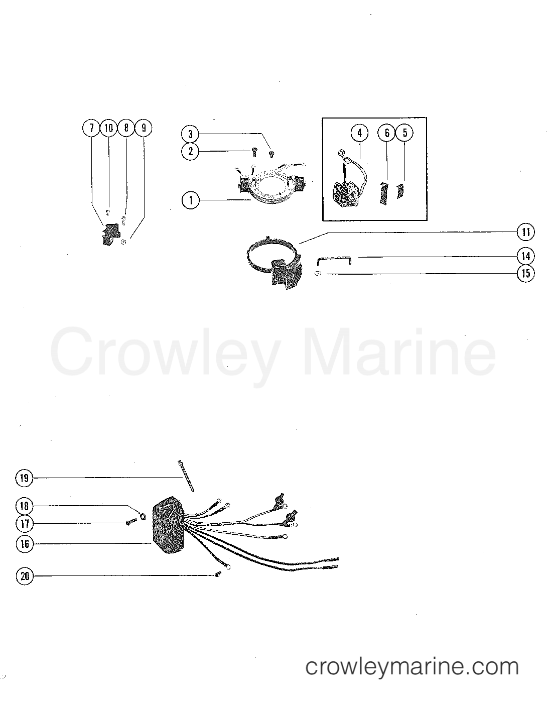 1978 Outboard 7.5 [ML] - 1007228 - IGNITION COMPONENTS