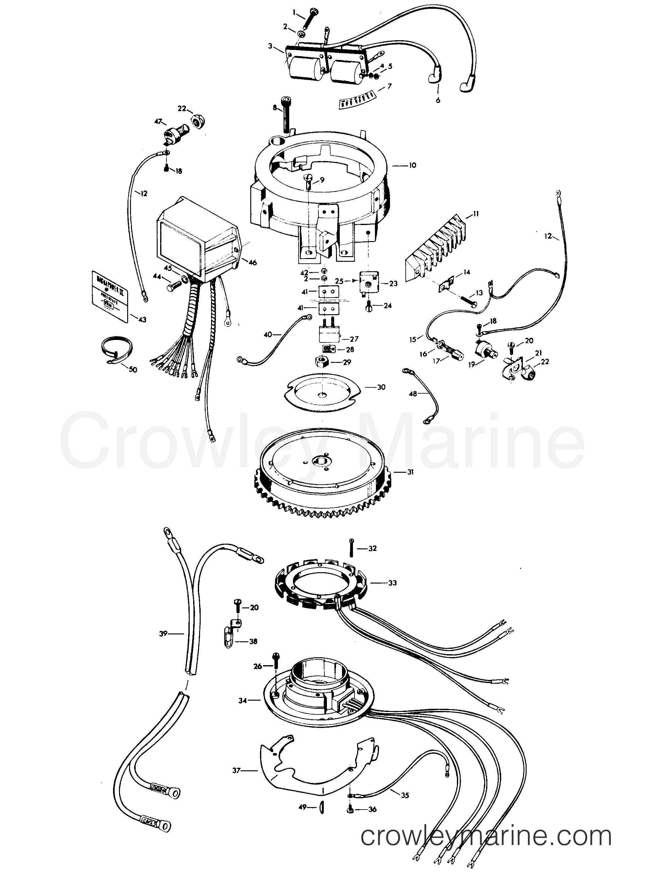 1978 Outboard 10 - 101B8A - ELECTRICAL COMPONENTS