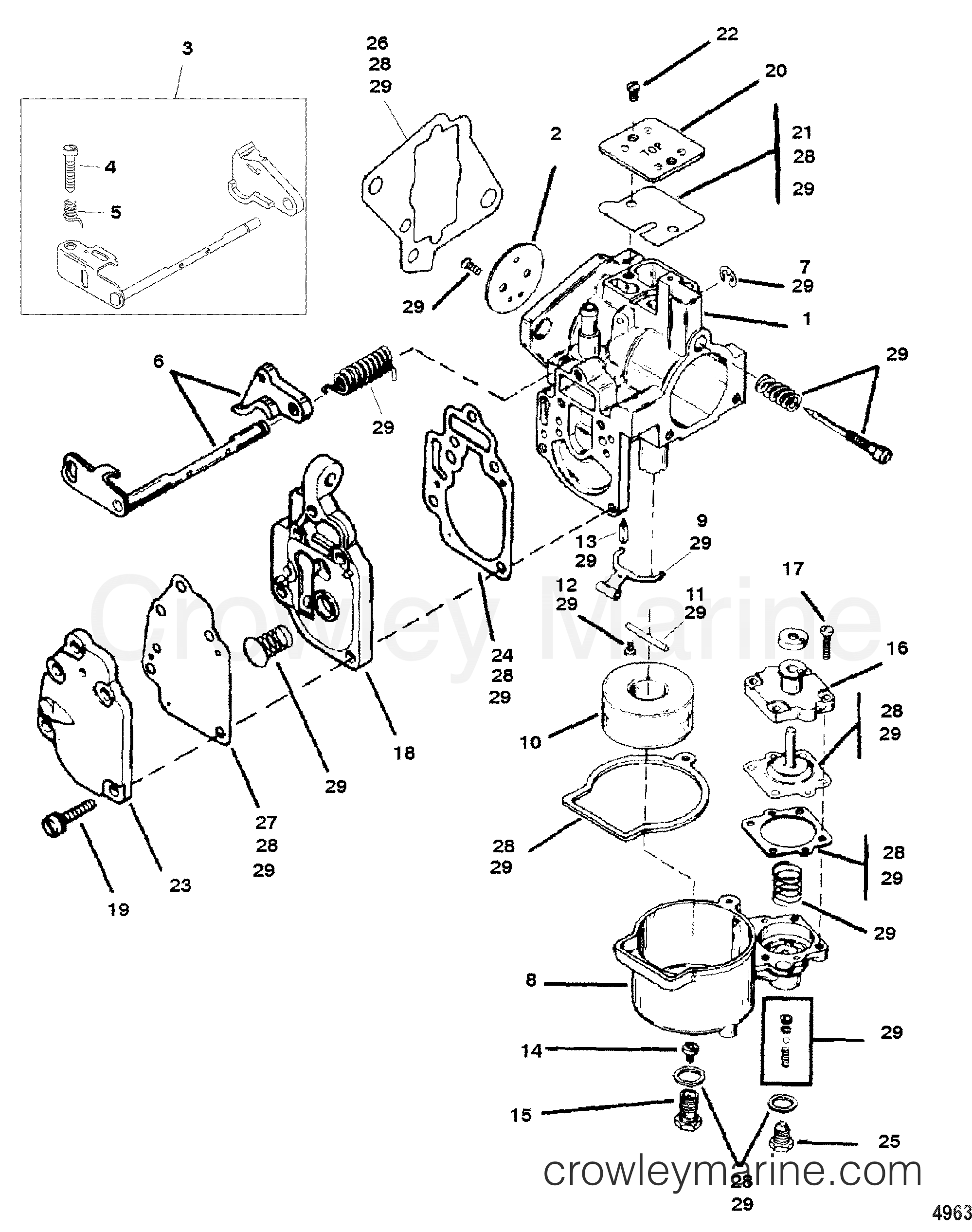 2004 Outboard 6 [ML] - 7006211RD - CARBURETOR ASSEMBLY