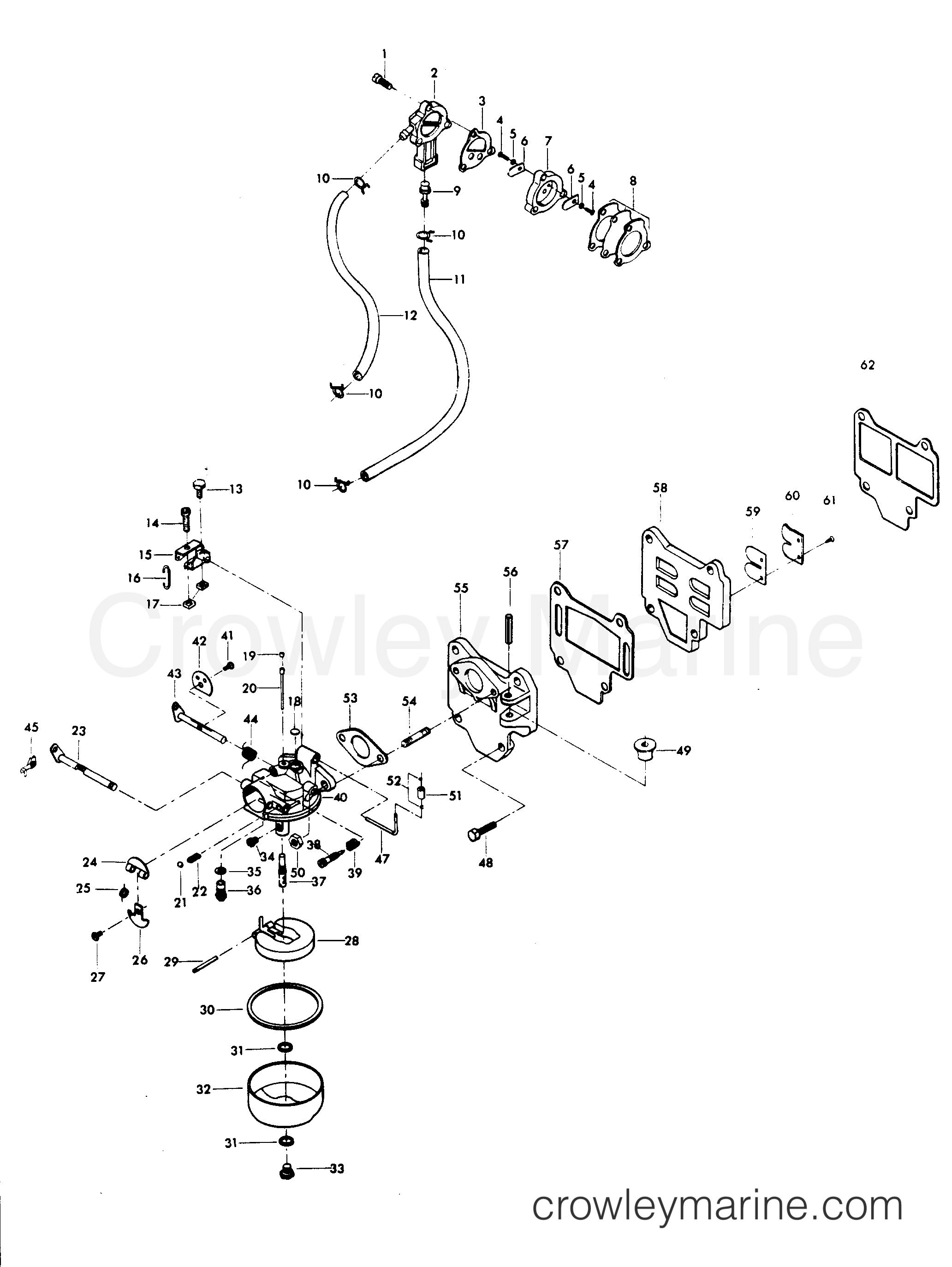 1976 Outboard 6 - H0060B76A [A] - FUEL SYSTEM
