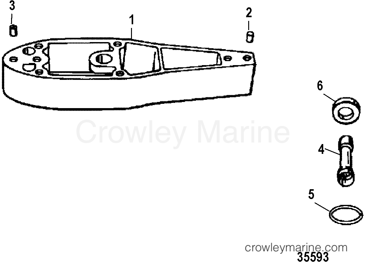 1998 Outboard 55 [MH] - 7055207GD - EXTENSION COMPONENTS