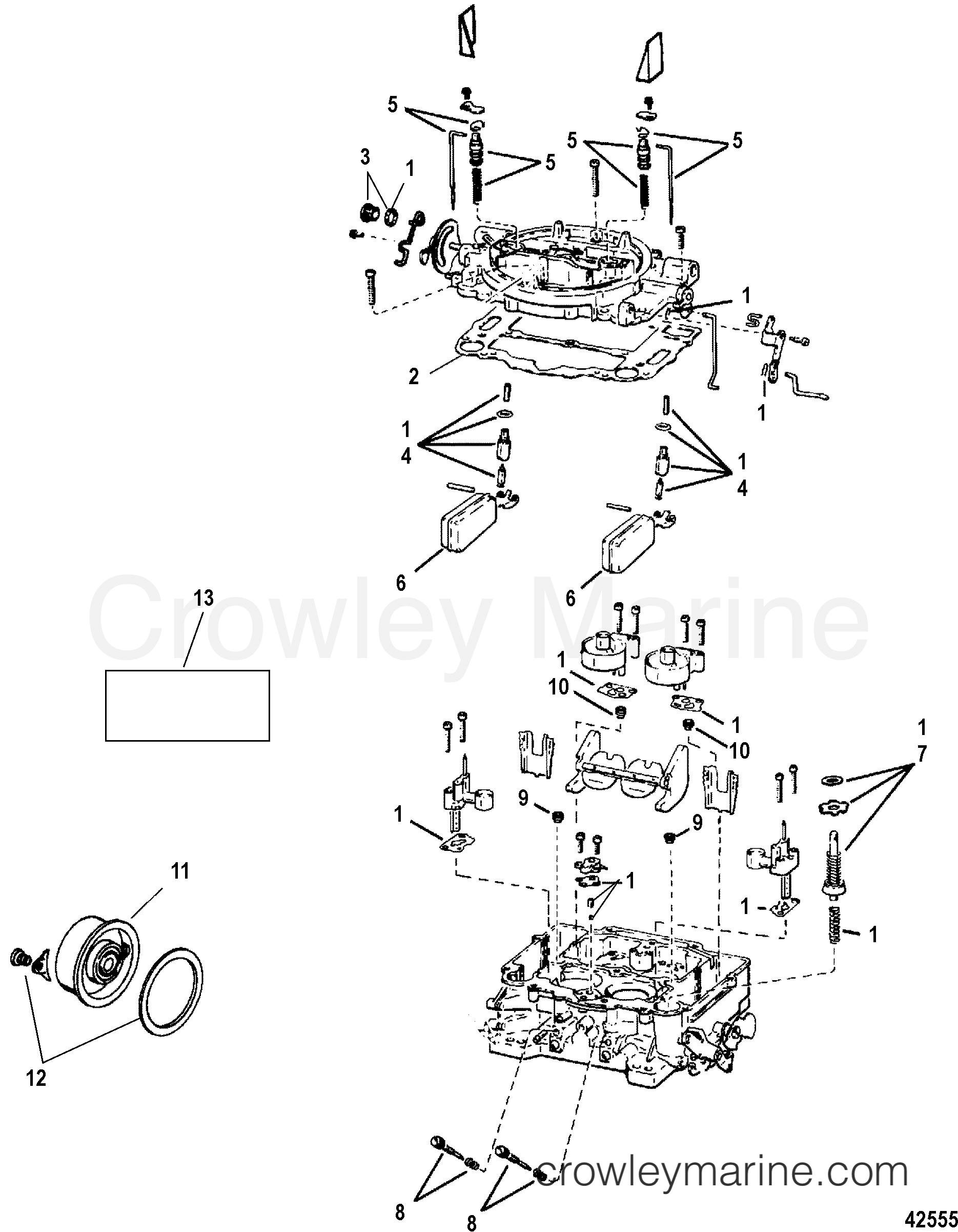 Serial Range Mercruiser 350 (4 BBL) Gen+ Crate Engine - ALL & Up -